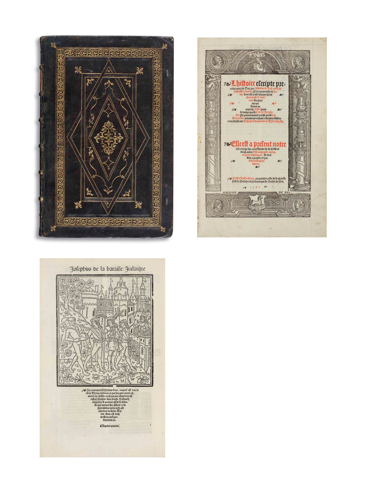 JOSEPHUS, Flavius (c. 37-c. 100). Lhistoire Contenant les guerres qui ...