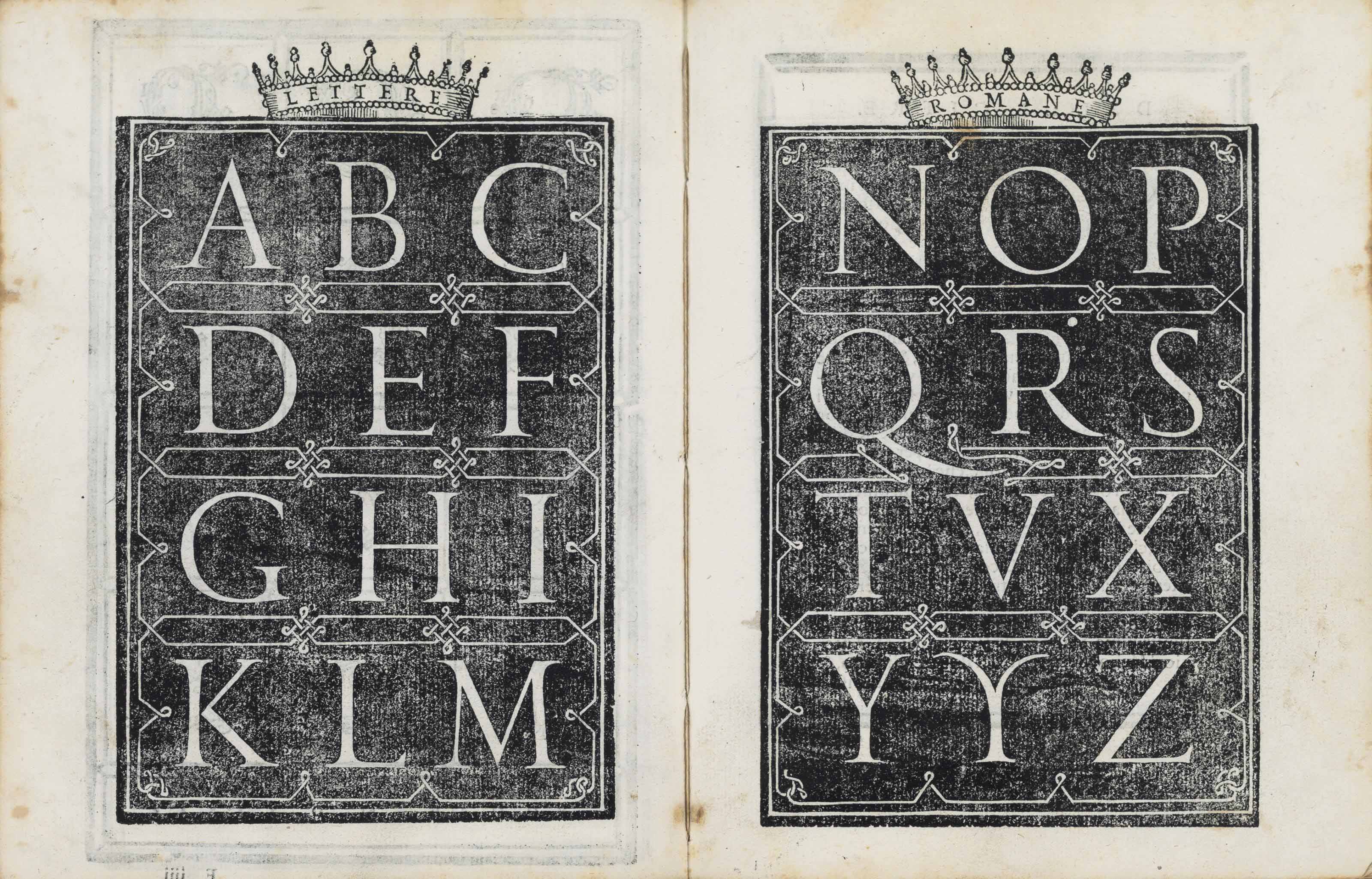 PALATINO, Giovanni Battista. Compendio del gran volume de l'arte del