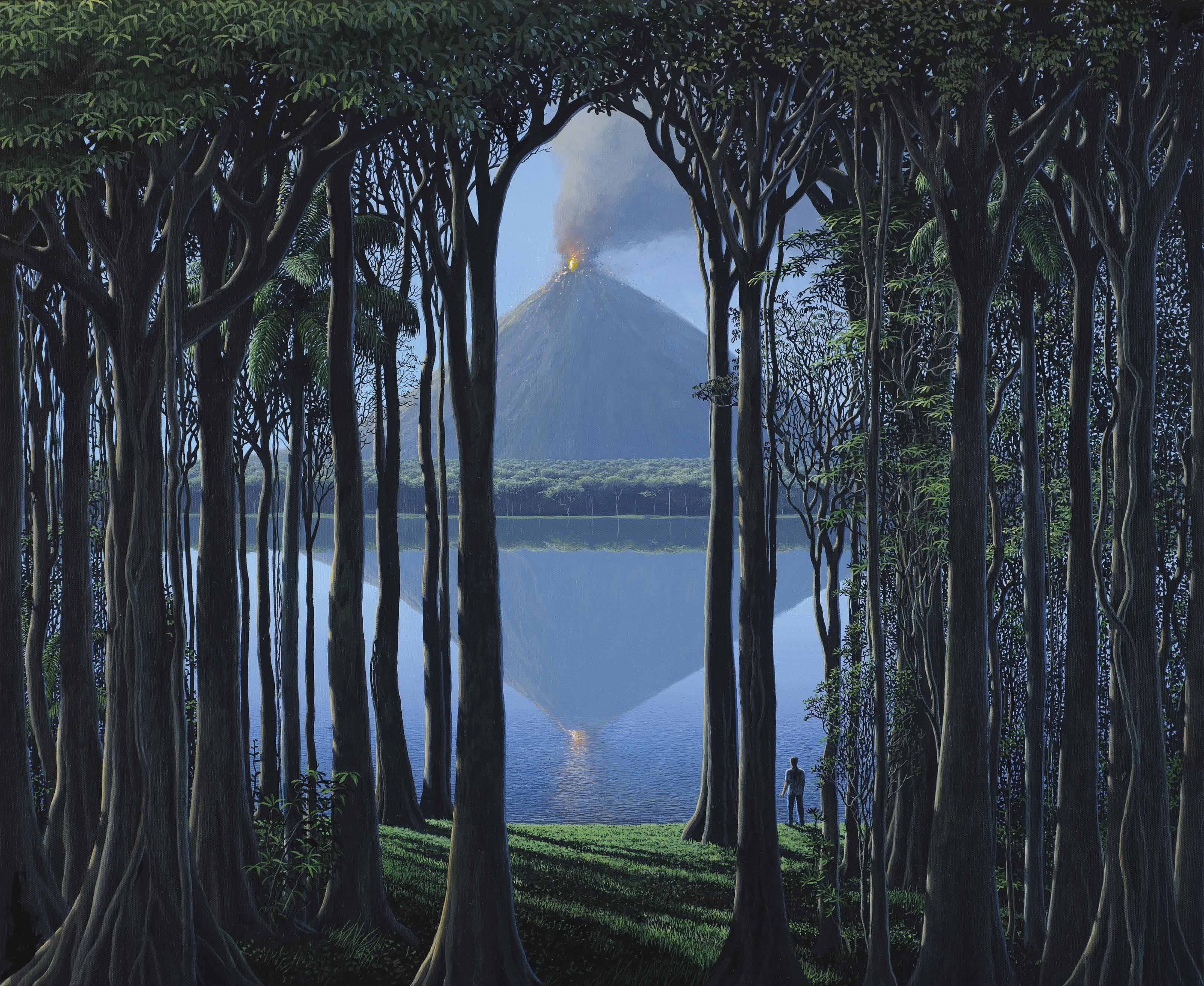 Tomás Sánchez (Cuban b. 1948) , Los cuatro elementos | Christie’s