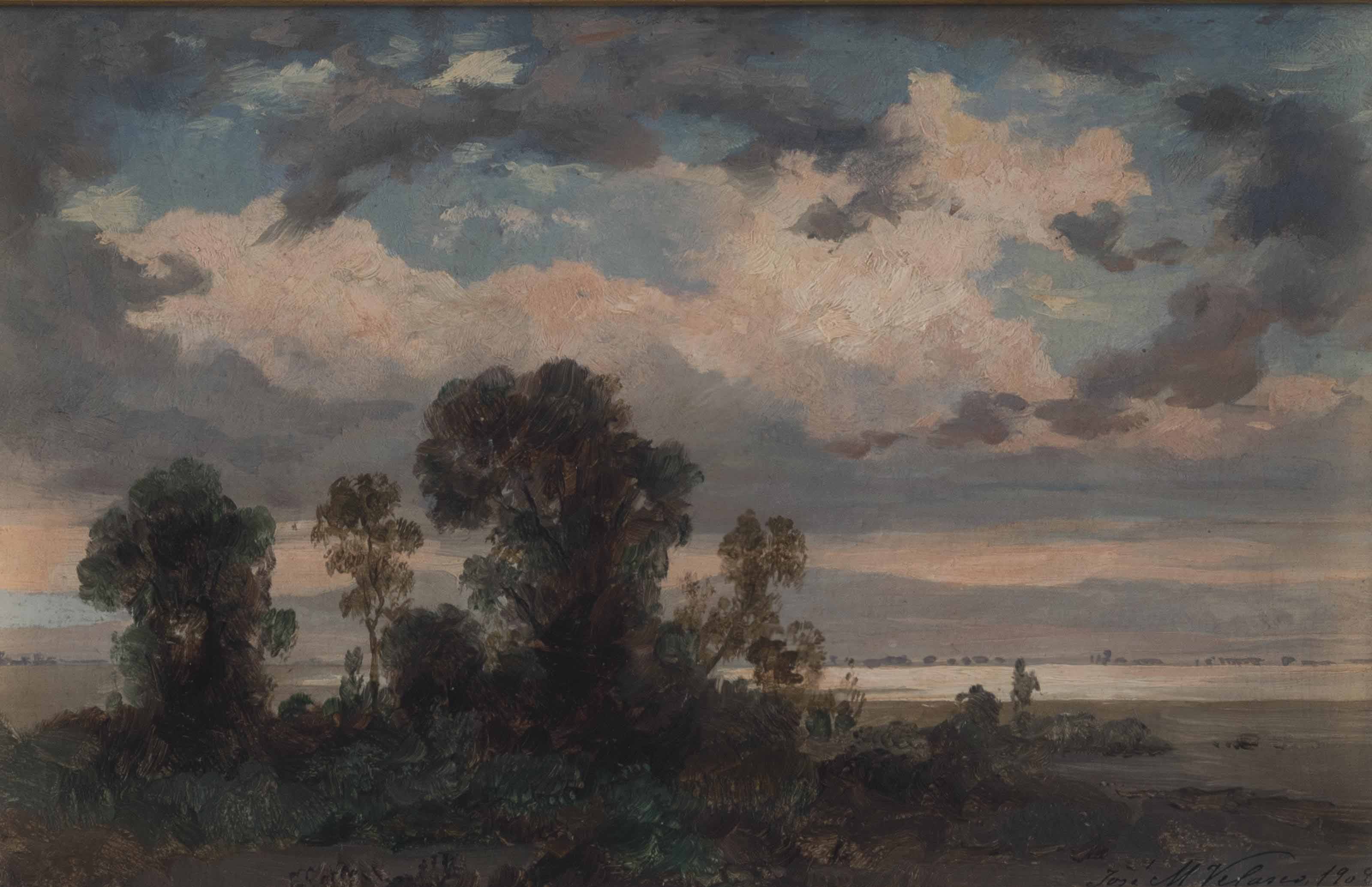 José María Velasco (Mexican 18401912) , Paisaje con arboles Christie's