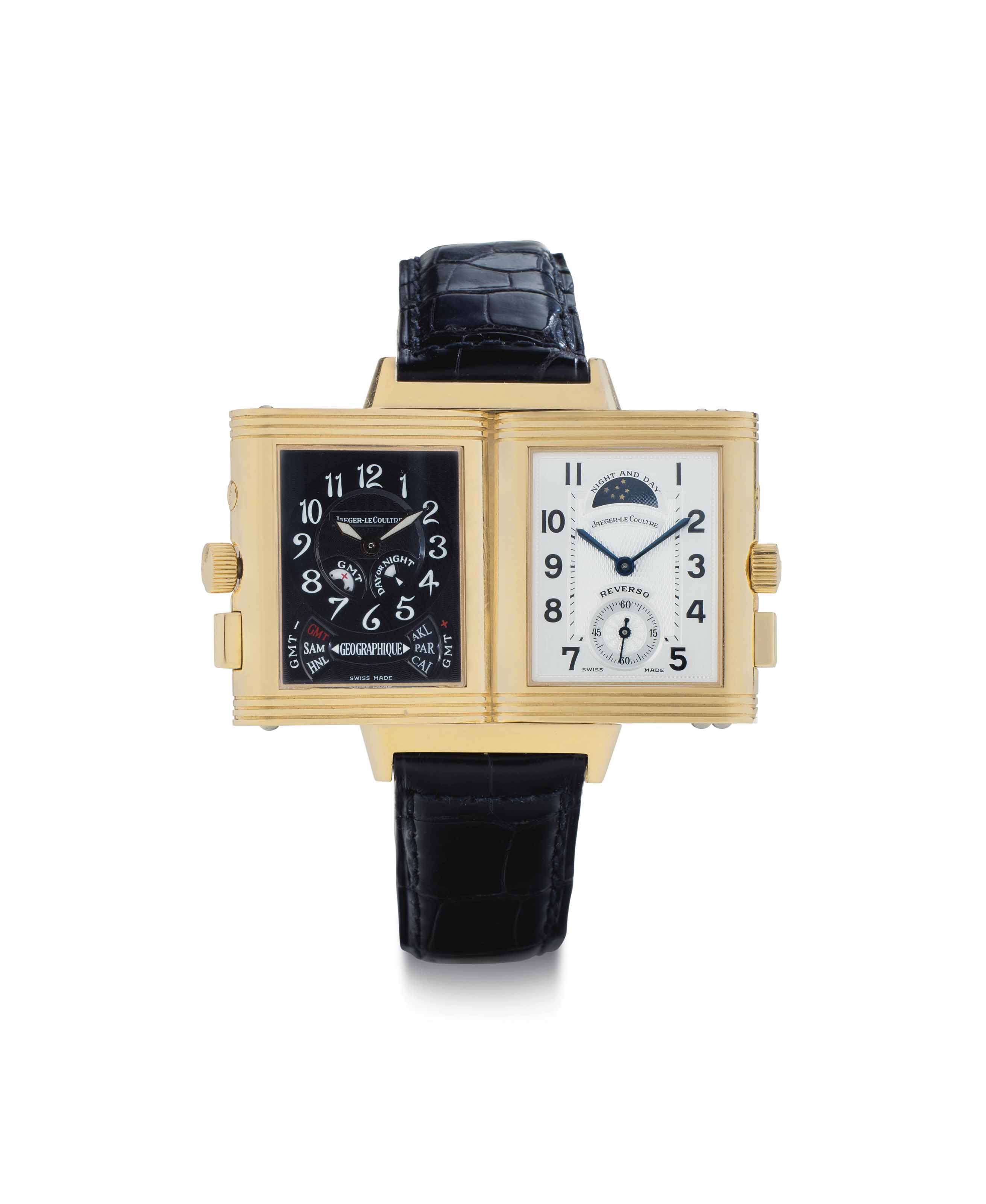 JaegerLeCoultre. A Fine Limited Edition 18k Pink Gold Reversible