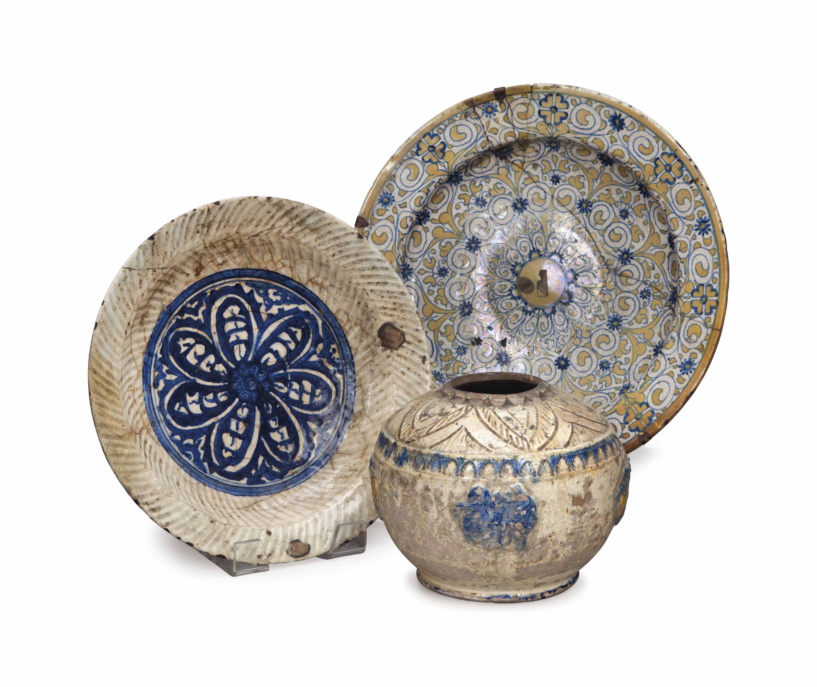 A GROUP OF IRANIAN POTTERY WARES, Christie's