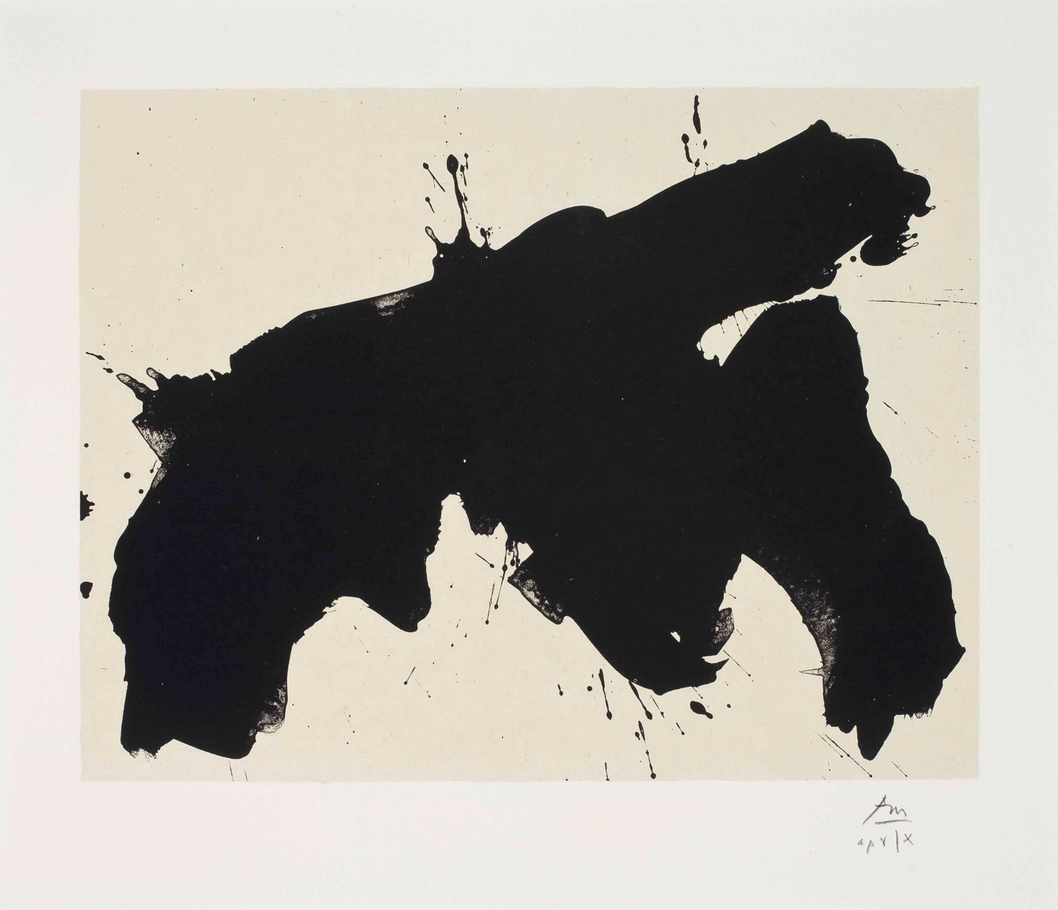 ROBERT MOTHERWELL (19151991) , Untitled, from Octavio Paz Suite