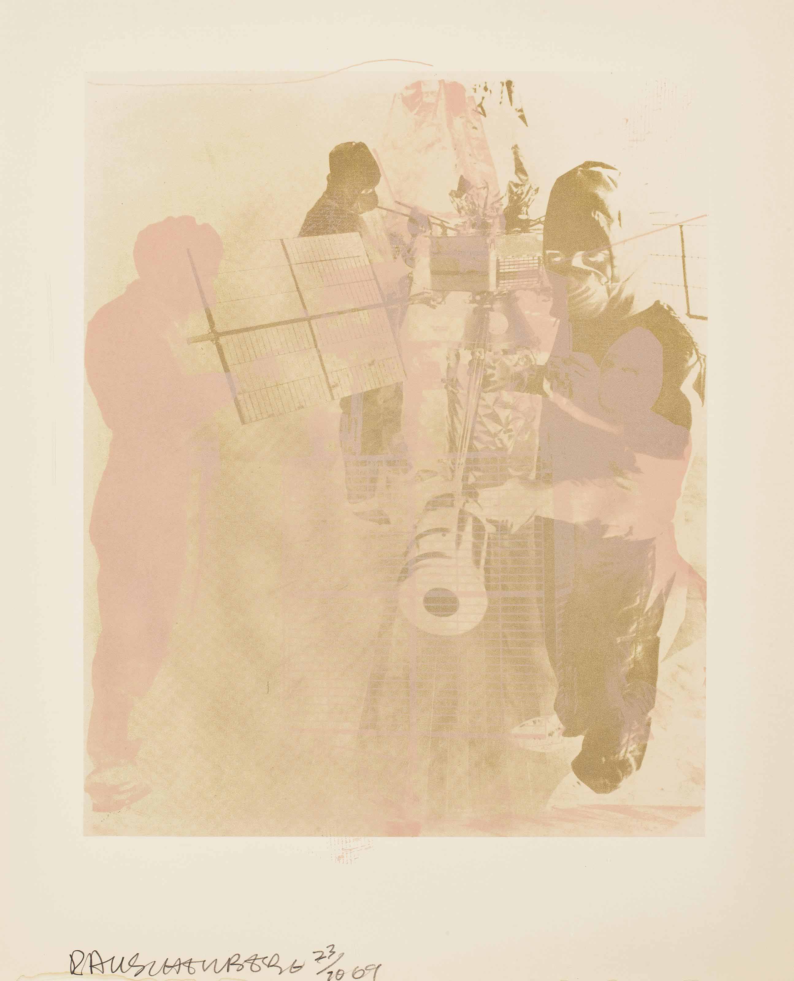 ROBERT RAUSCHENBERG (19252008) , Shell, from Stoned Moon