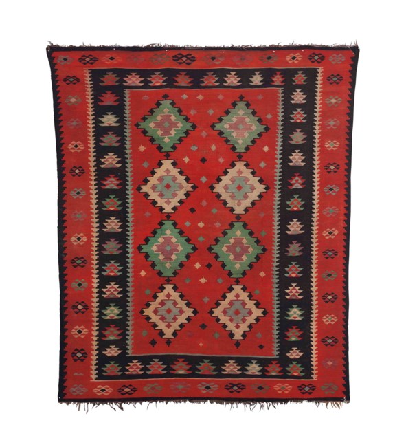 TWO TURKISH KILIMS