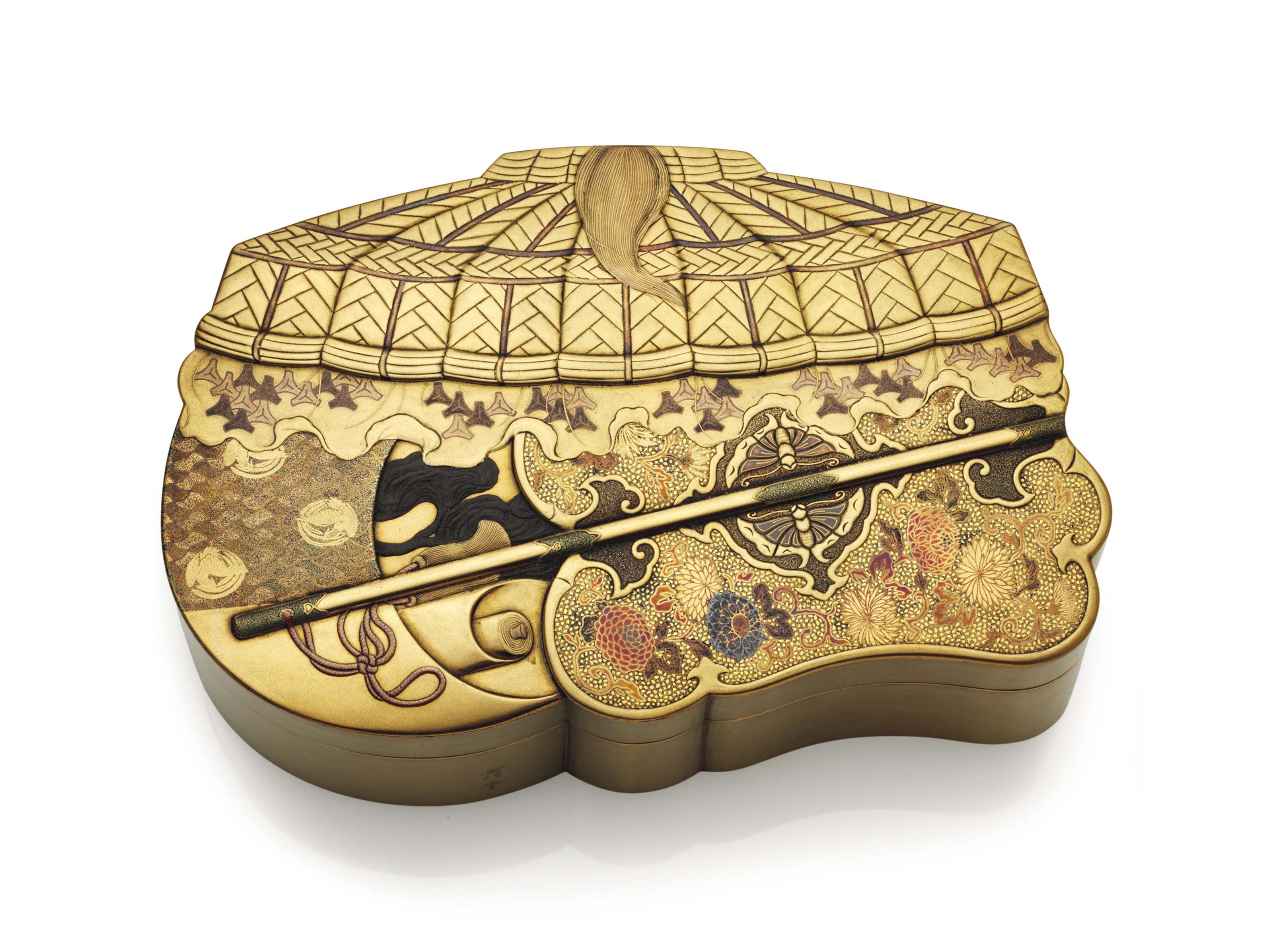 A soft-metal-decorated bronze vase , MEIJI PERIOD (LATE 19TH