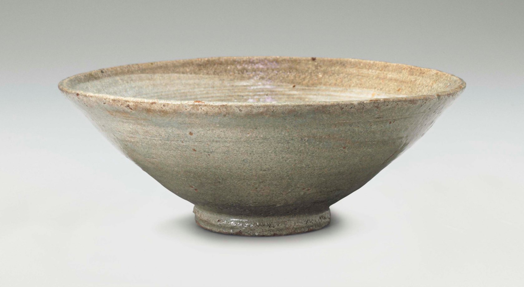 A Buncheong BrushedSlip Bowl , JOSEON DYNASTY (15TH16TH CENTURY