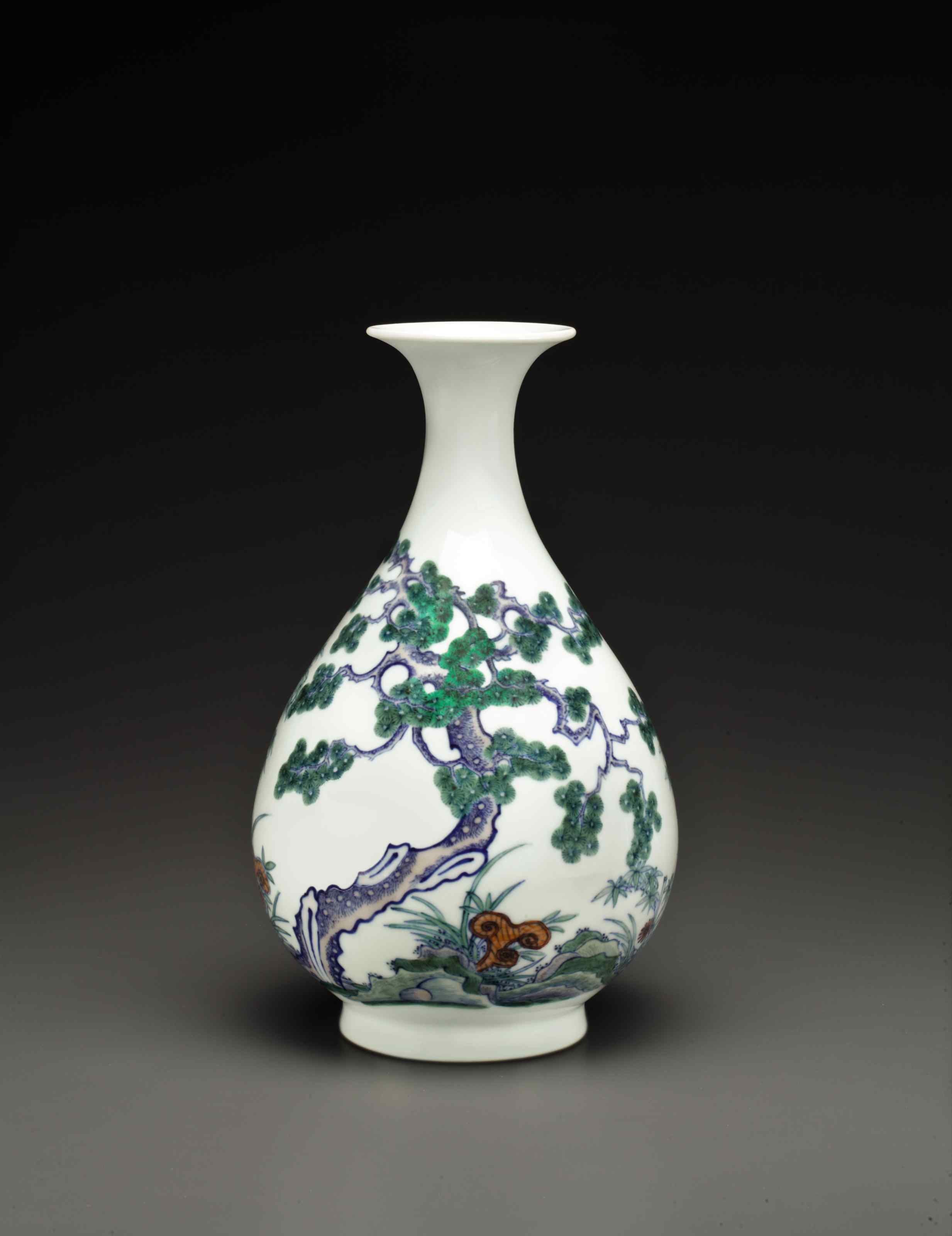 中国古美術・明永楽款・青花四季花卉紋花瓶・玉壺春瓶・青花磁・観賞用陶磁器・箱付き 元青花花卉紋八棱式玉壺春瓶, YUAN DYNASTY (1279-1368