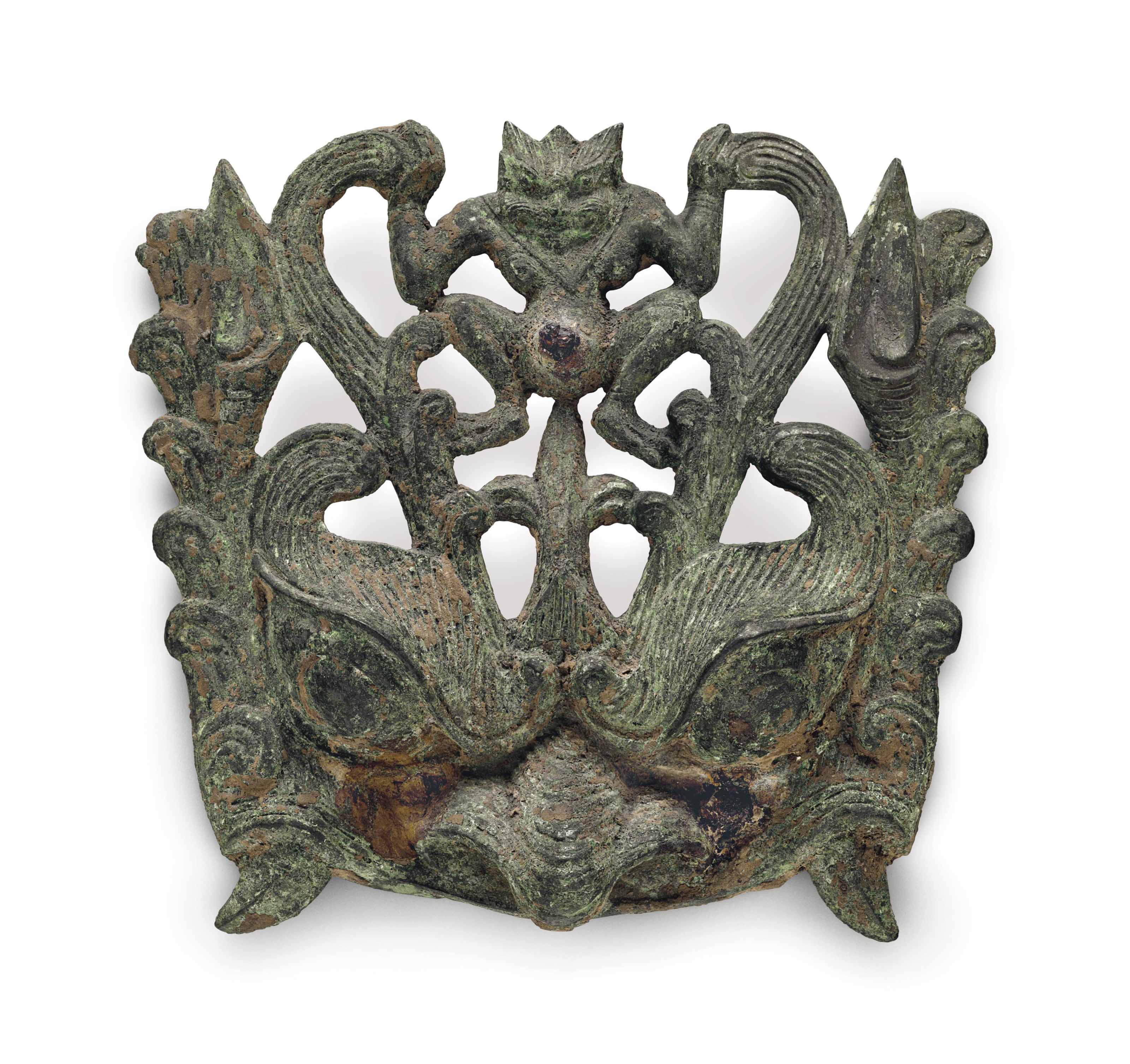 A BRONZE TAOTIE MASK , NORTHERN WEI DYNASTY, CIRCA 6TH CENTURY Christie's