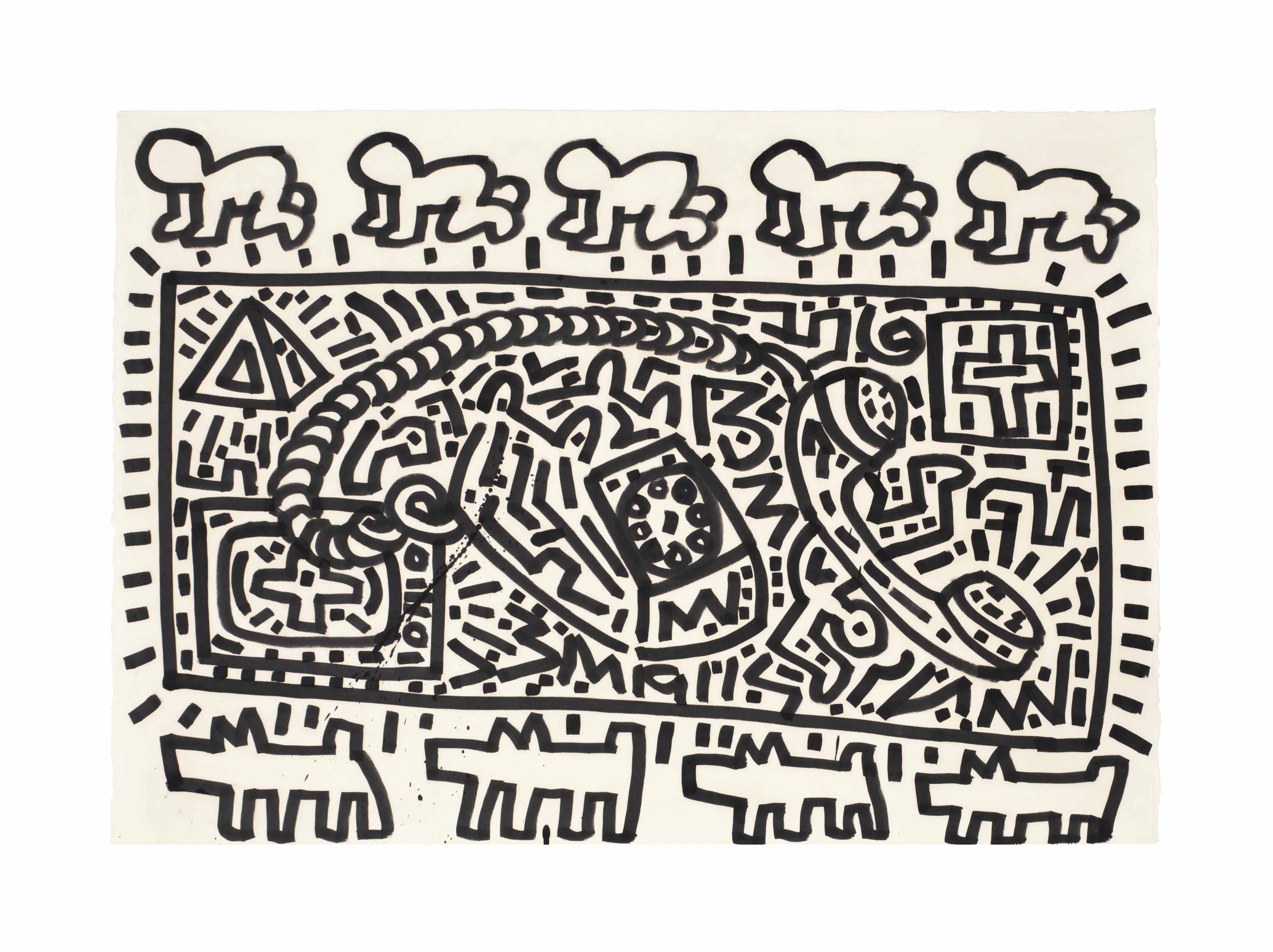 keith haring joggers