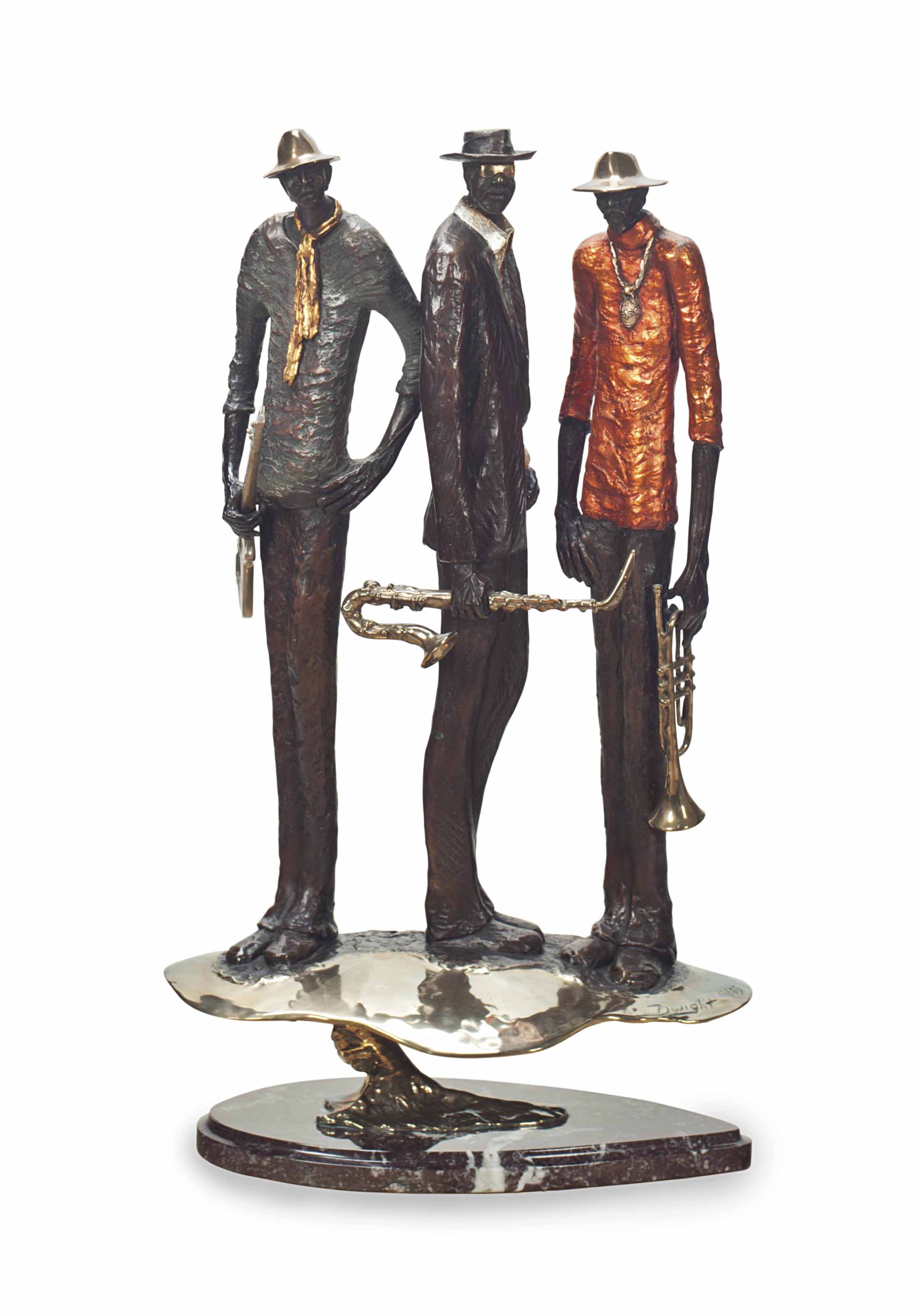 Ed Dwight (American, b. 1933) , Three Musicians Christie's