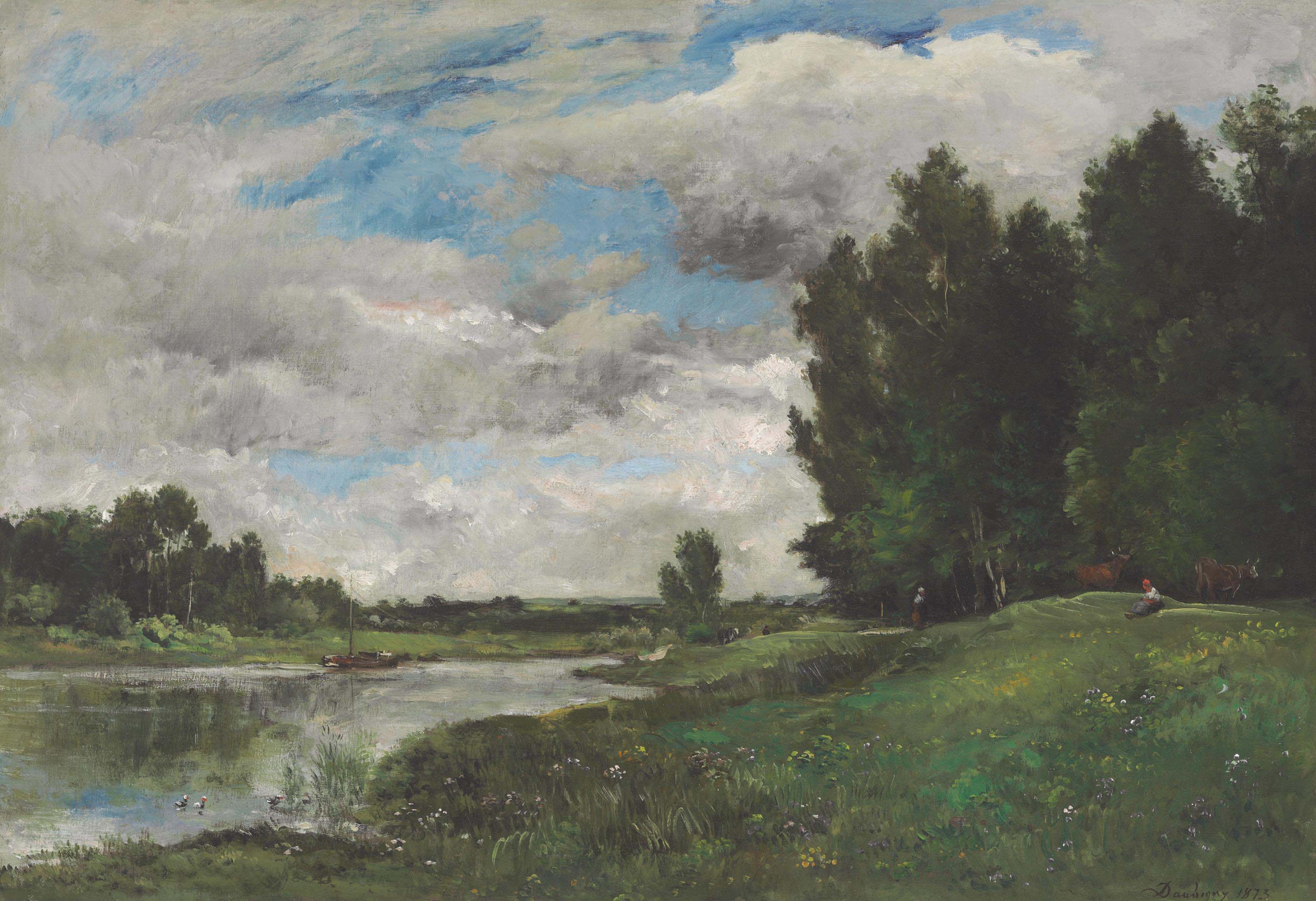 Шарль-Франсуа добиньи пруд 1858