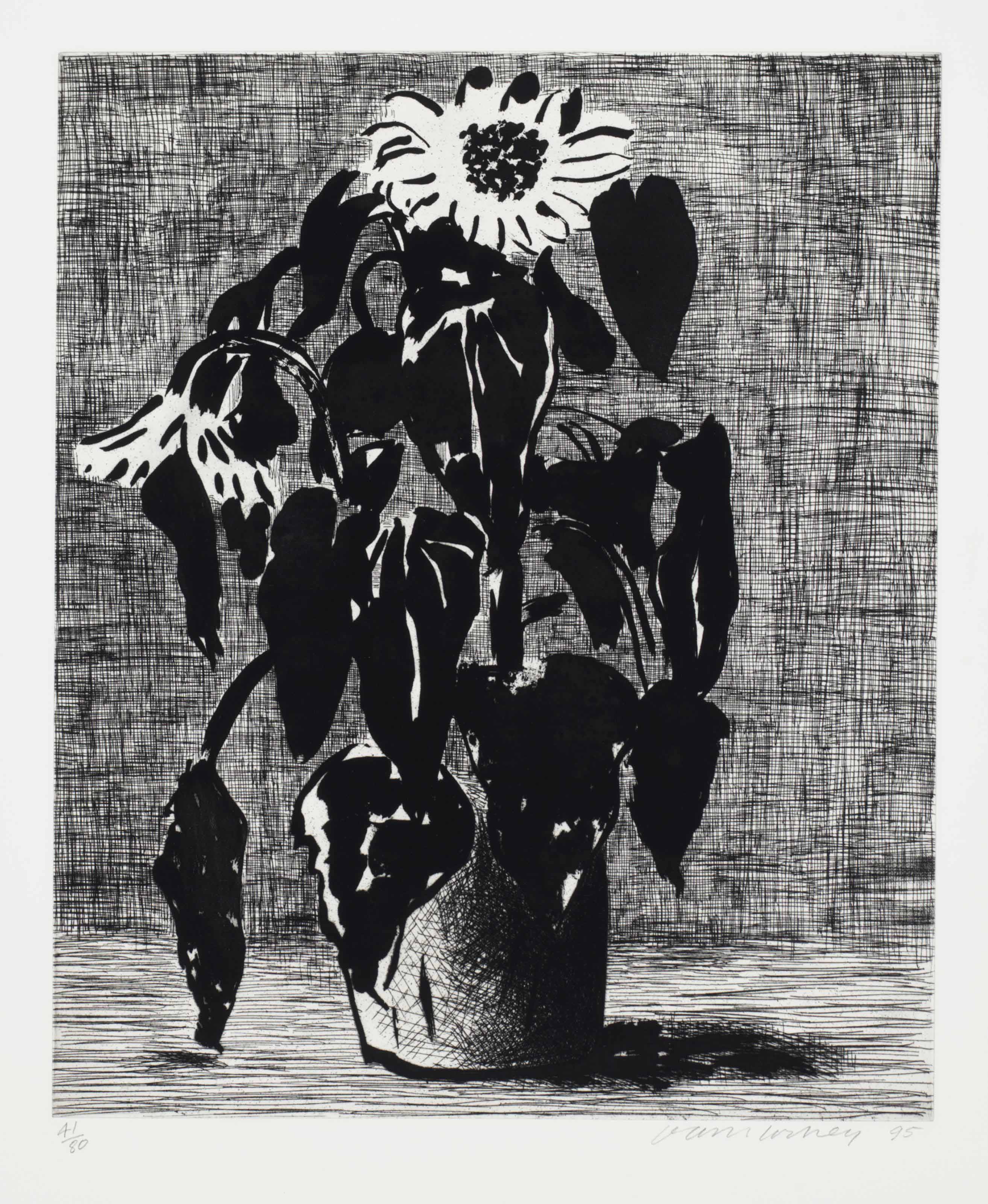 DAVID HOCKNEY (b. 1937) , Sunflowers, I | Christie's