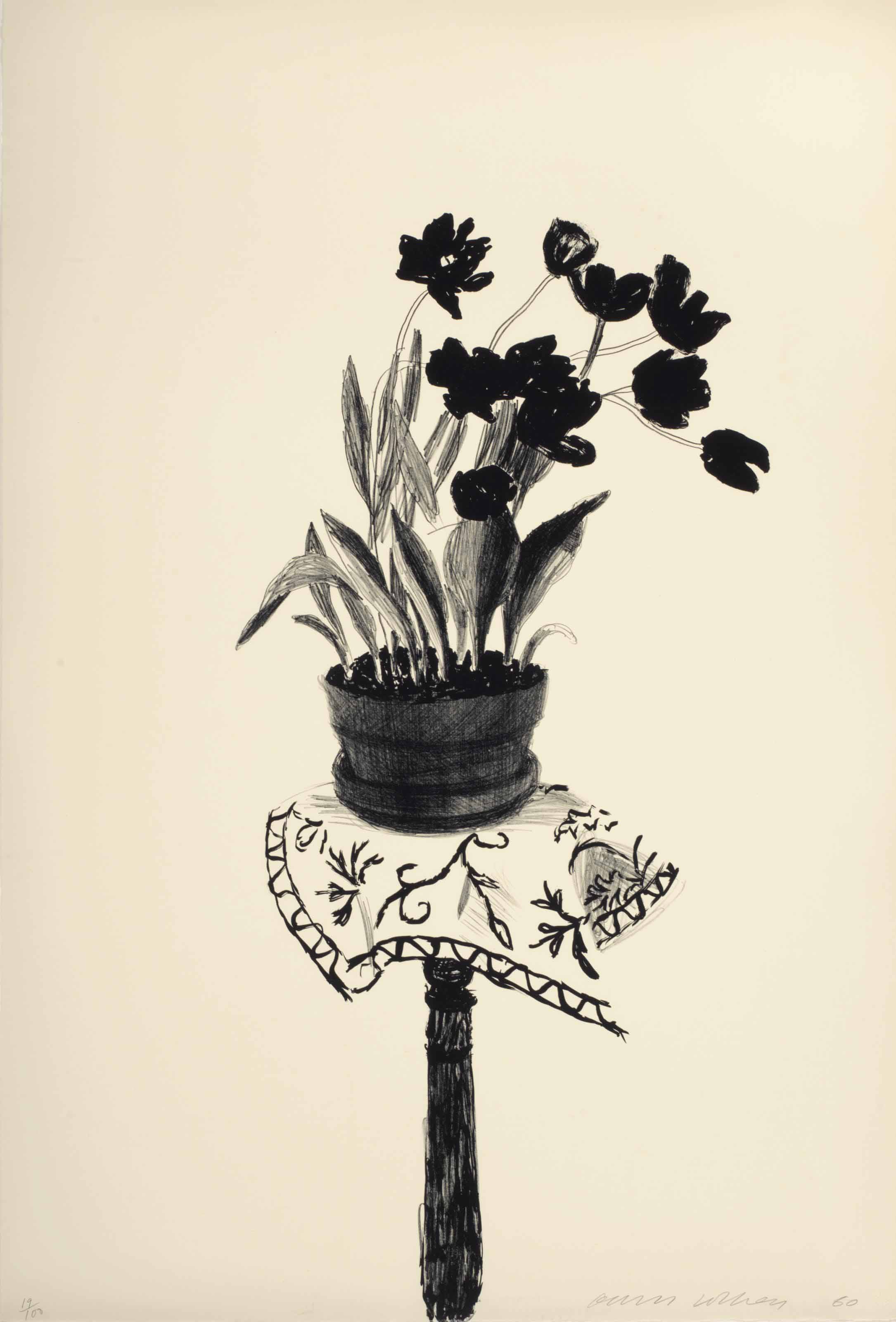 DAVID HOCKNEY (b. 1937) , Sunflowers, I | Christie's