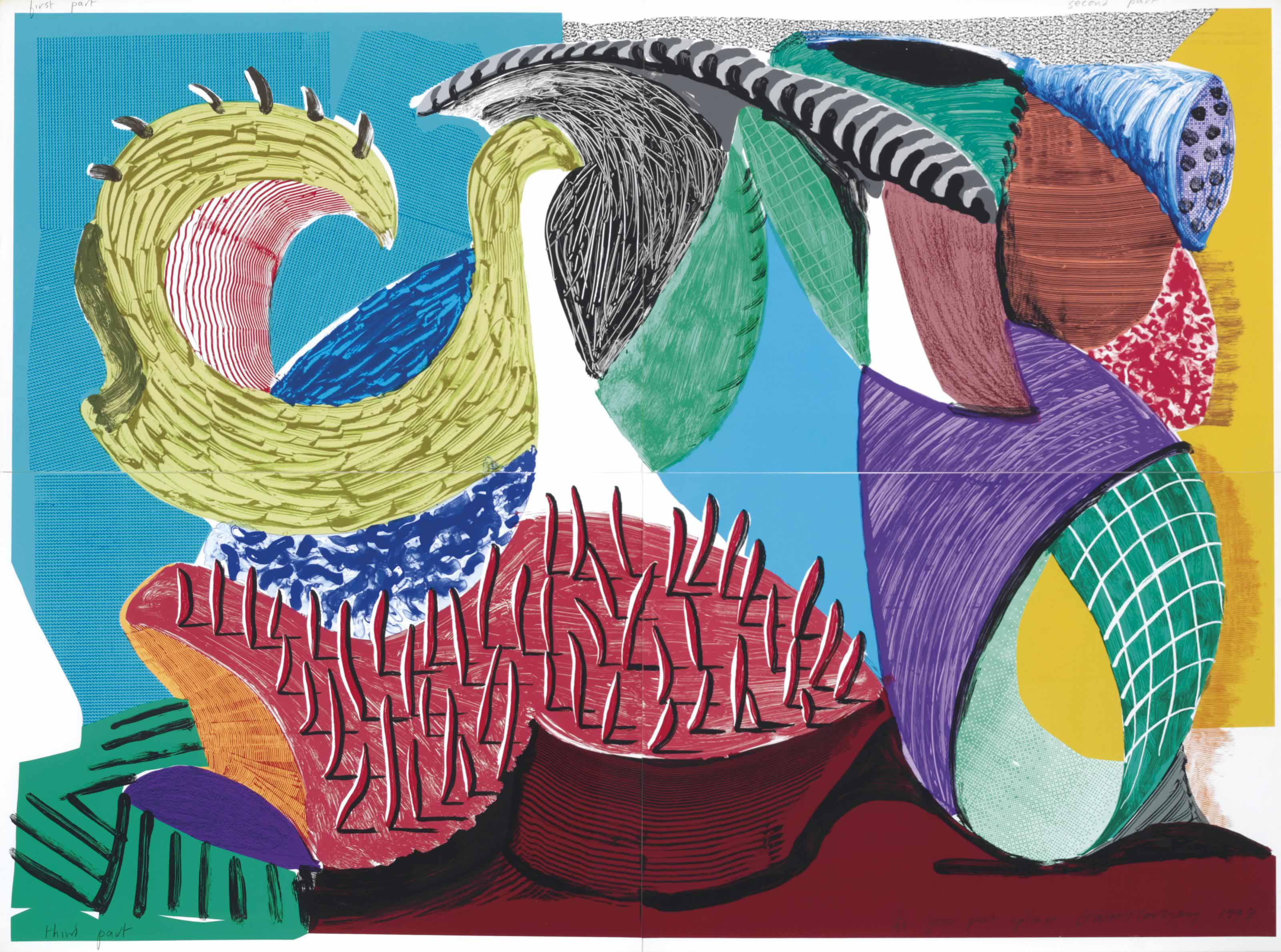 DAVID HOCKNEY (b. 1937) , Sunflowers, I | Christie's