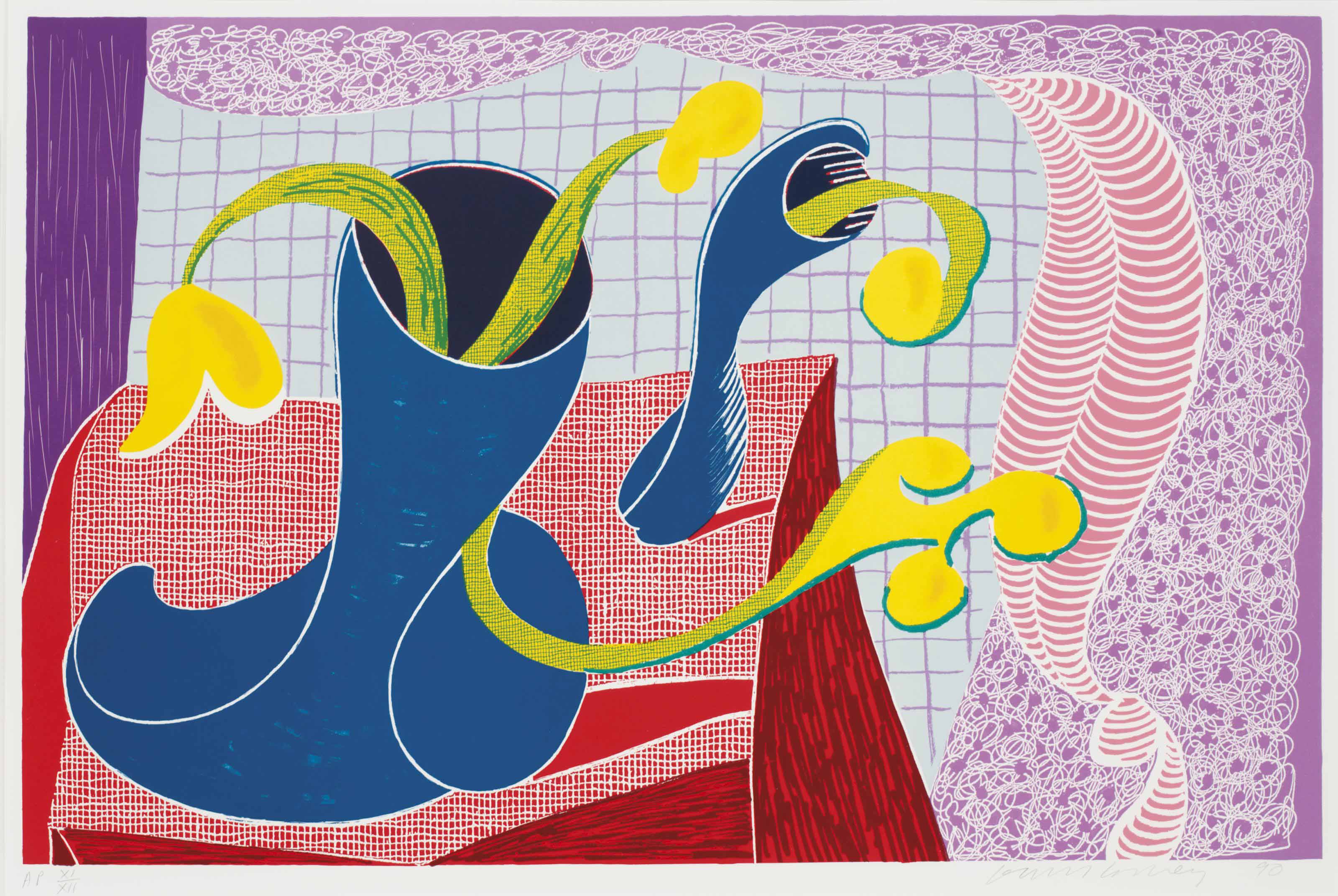 DAVID HOCKNEY (b. 1937) , Sunflowers, I | Christie's