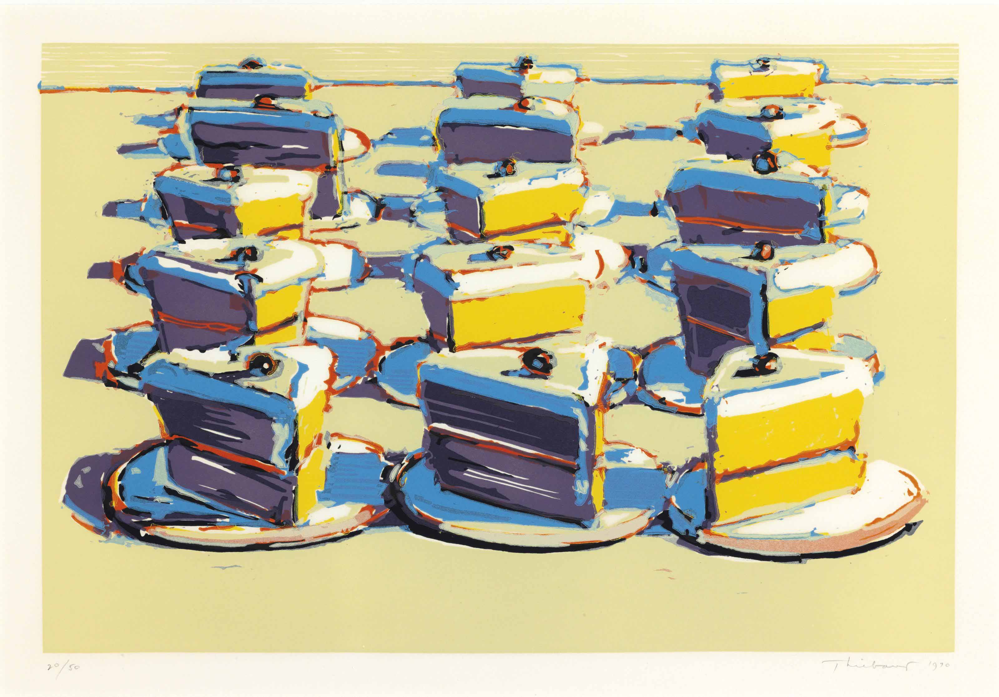 WAYNE THIEBAUD (b. 1920) , Boston Cremes Christie's