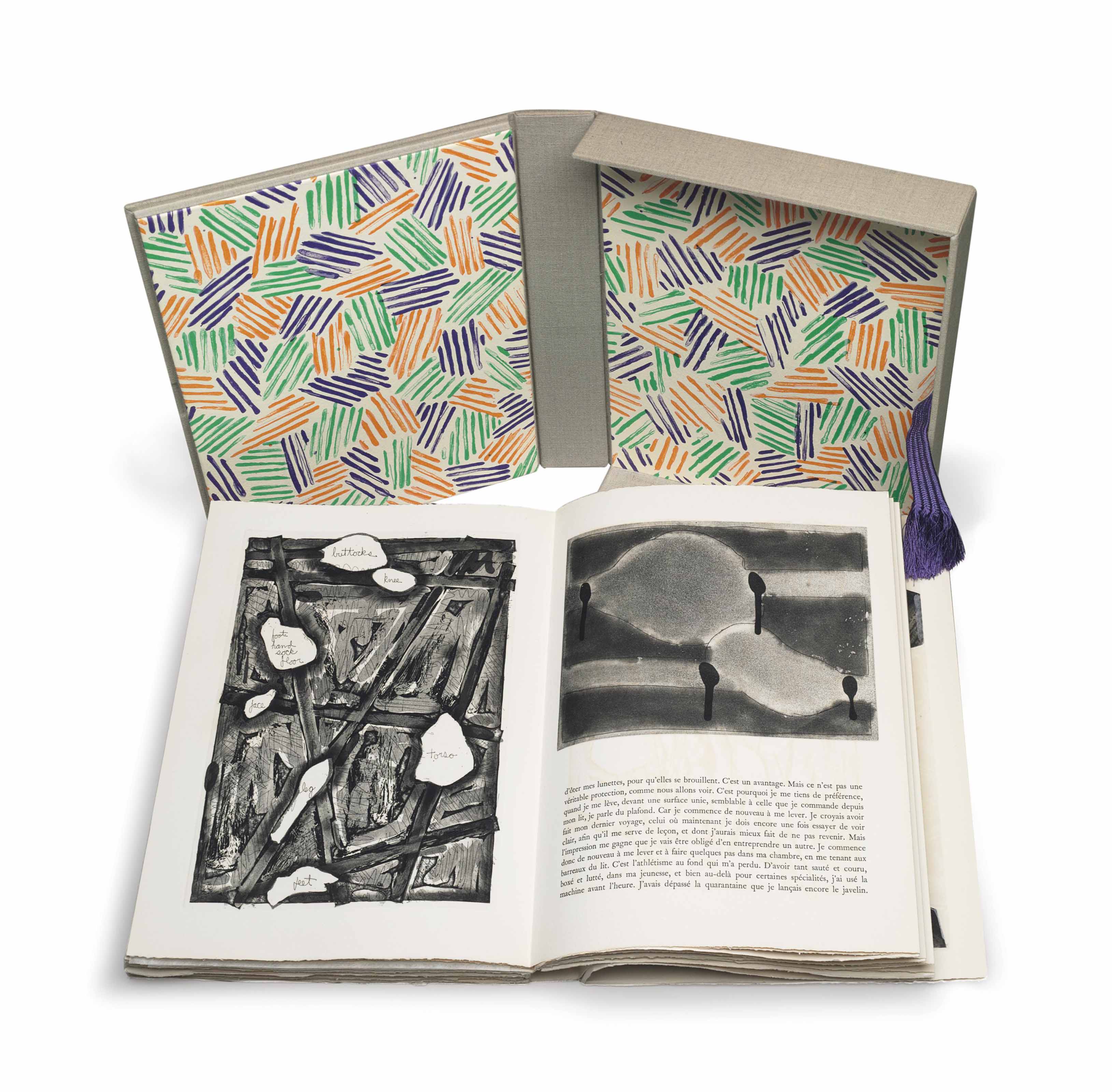 JASPER JOHNS (b. 1930) , Samuel Beckett, Fizzles (Foirades