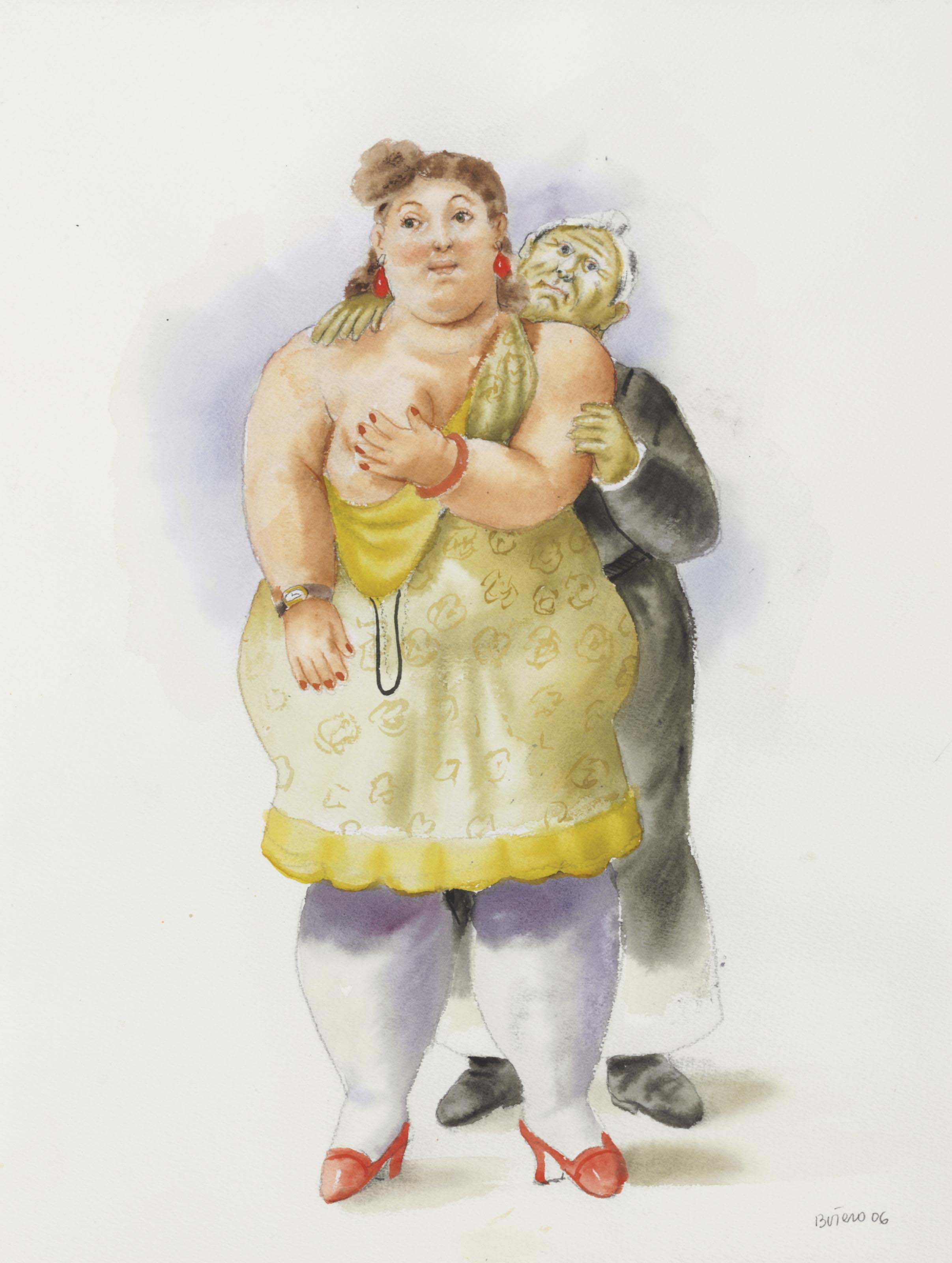 Fernando botero artistic style image