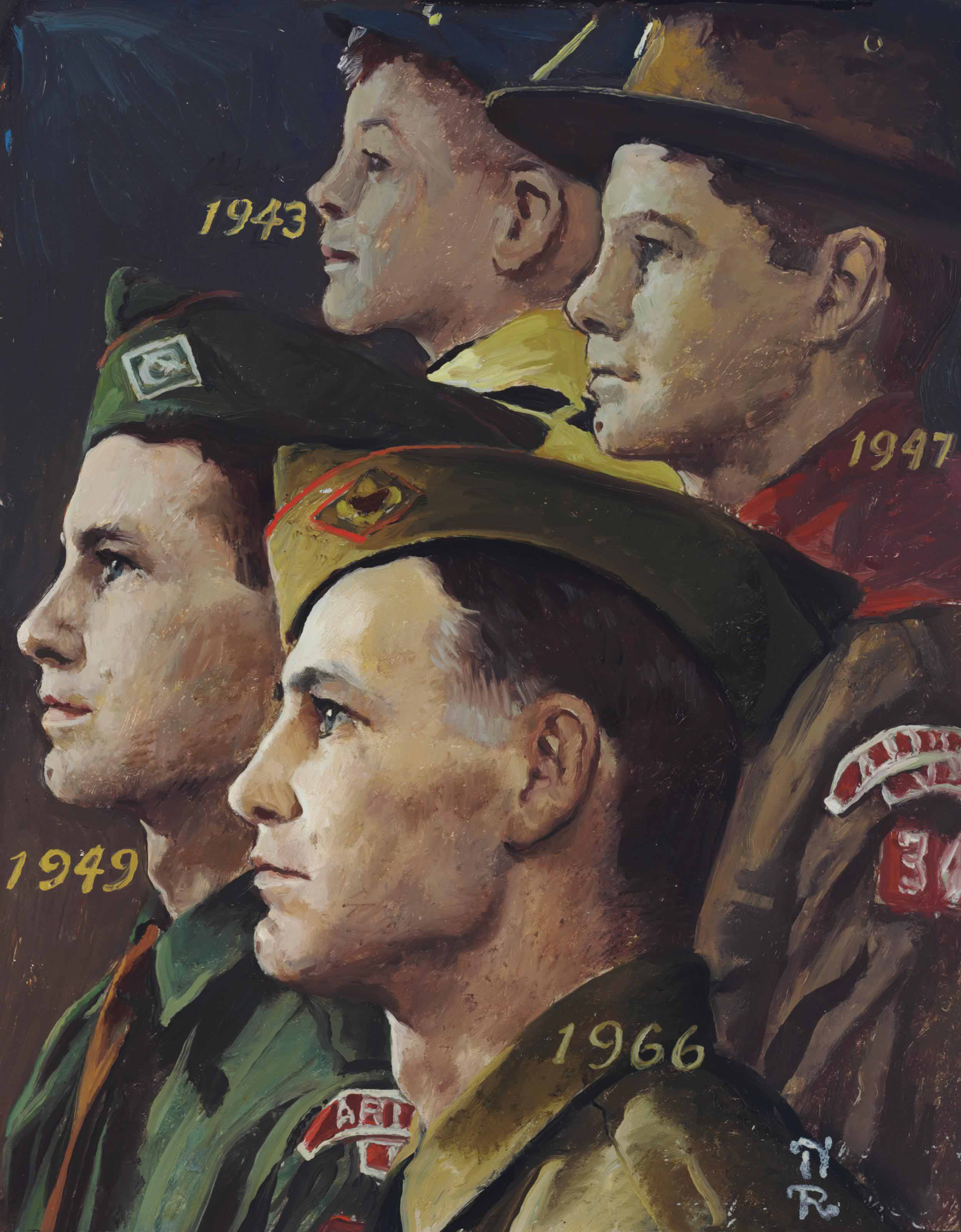 Norman Rockwell 1894 1978 Growth Of A Leader 20th Century
