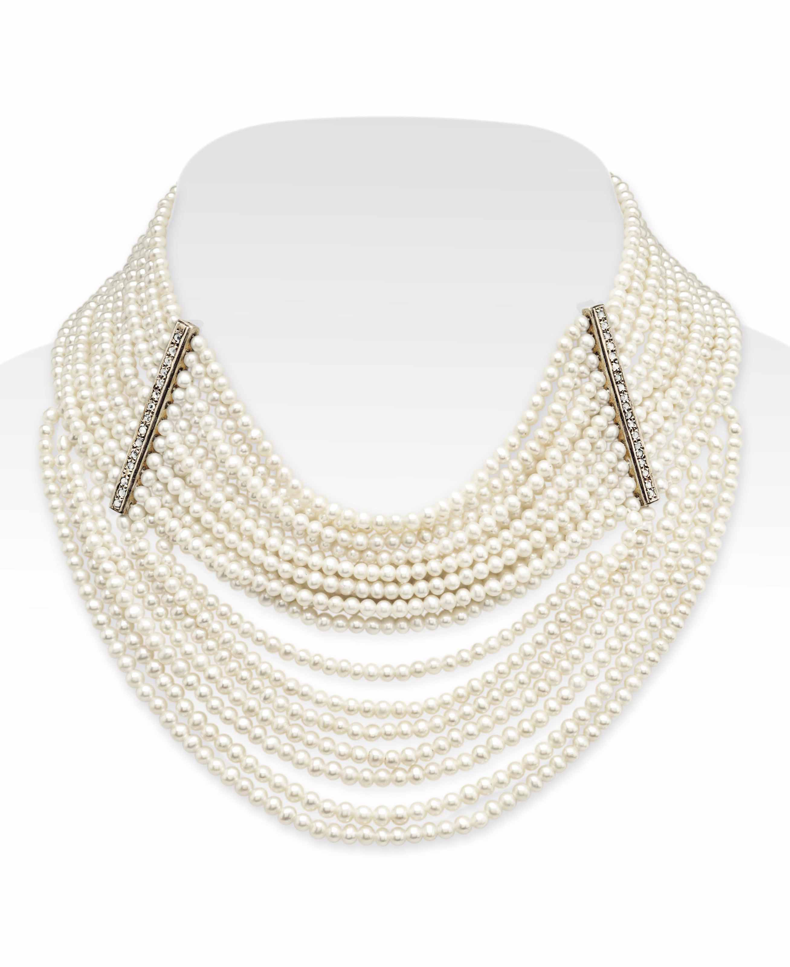 A CULTURED PEARL CHOKER Christie's