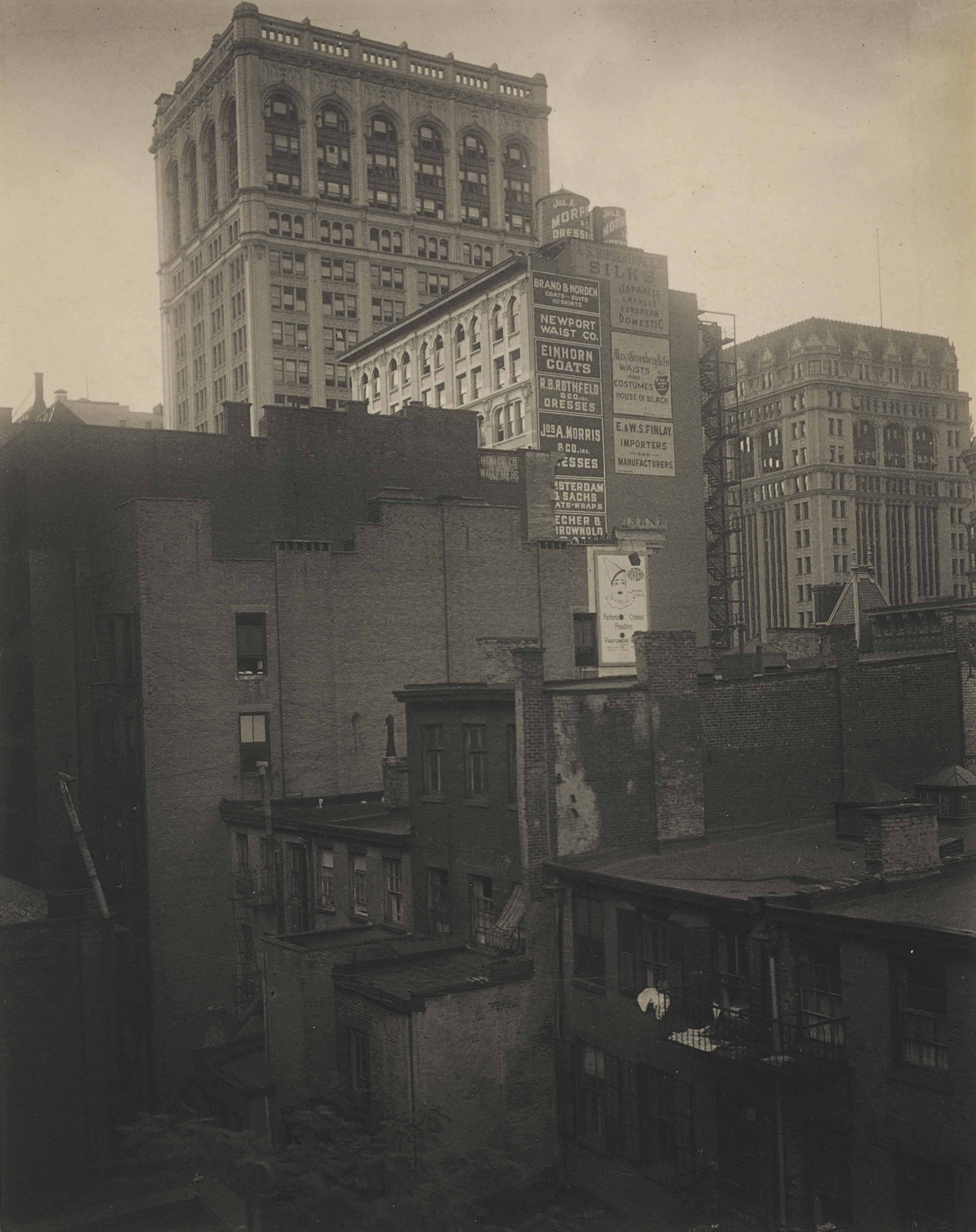 ALFRED STIEGLITZ (18641946) , From the Back Window "291" N.Y