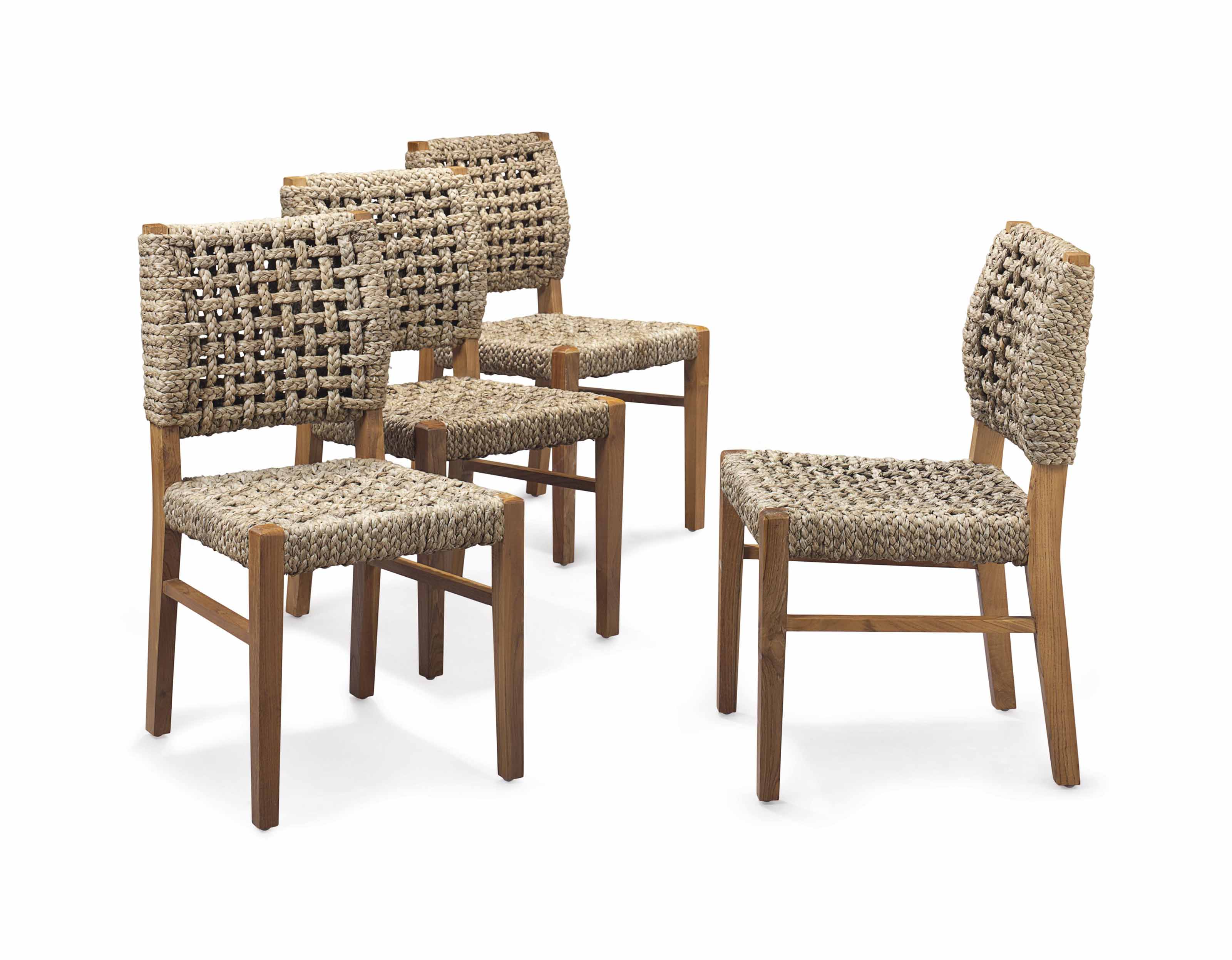 rope looking dining room chairs