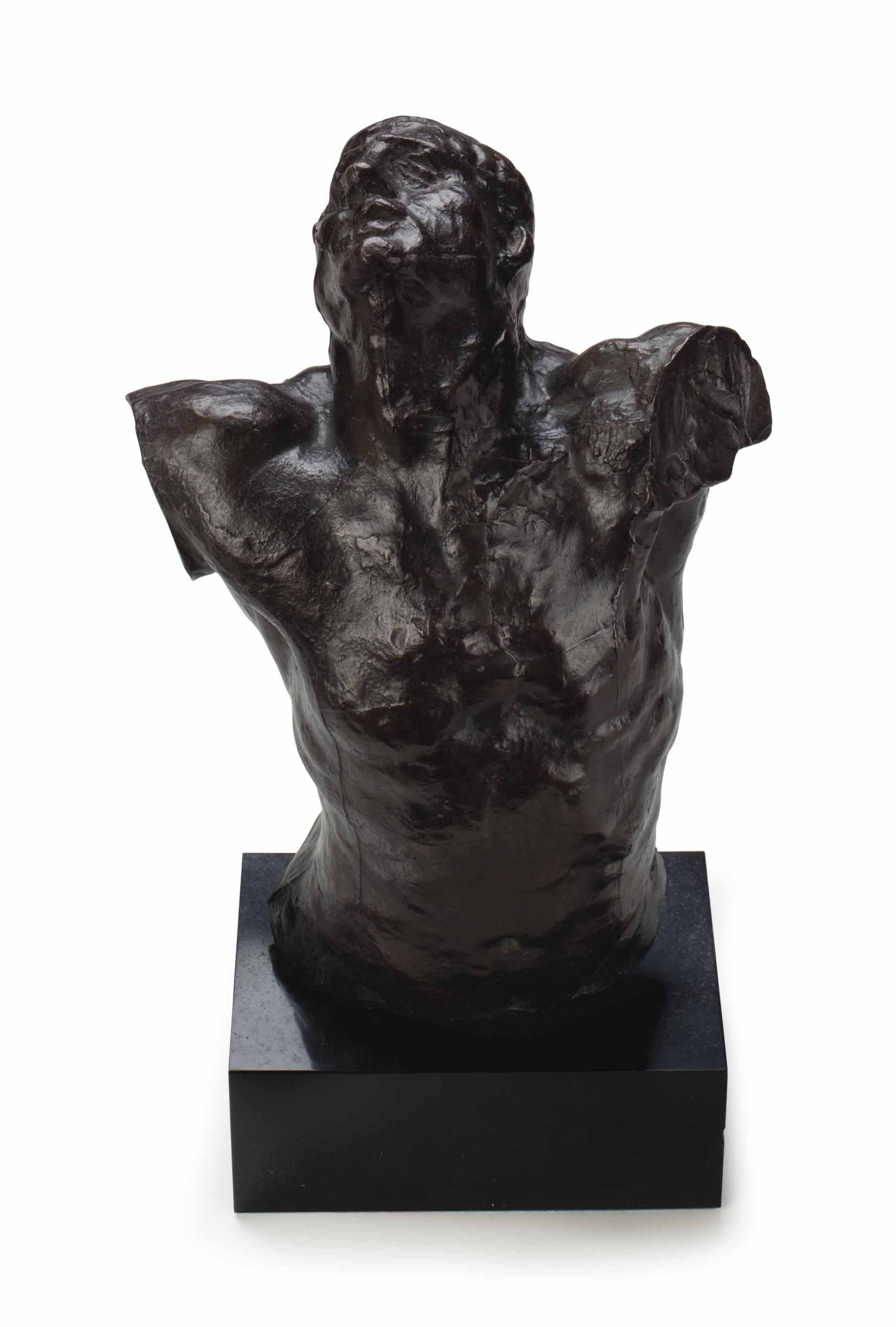 Fragment de l'Homme qui tombe dit aussi "Torse de l'homme qui tombe avec tête"
