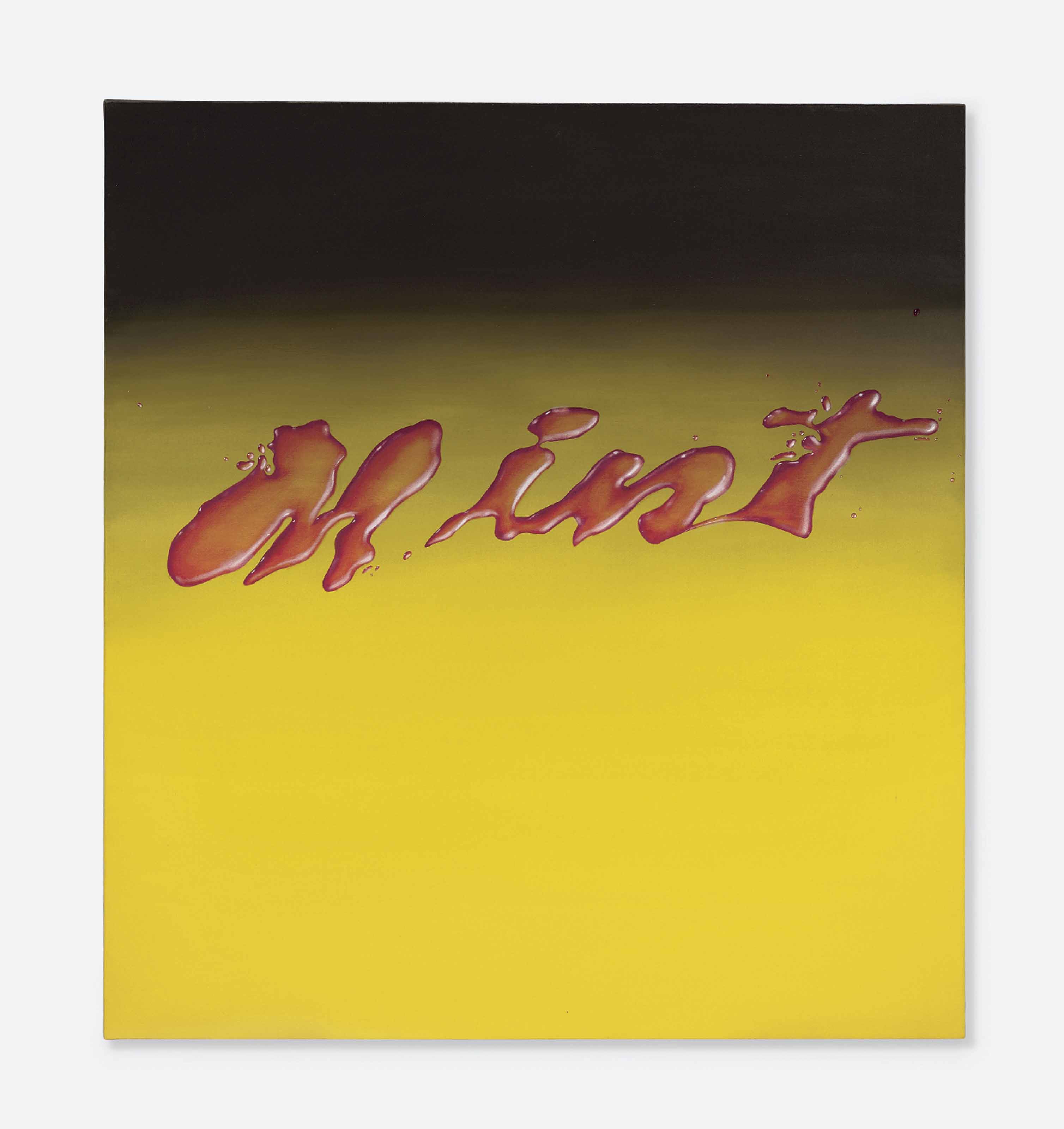 Ed Ruscha (b. 1937) , Mint (Red) Christie's