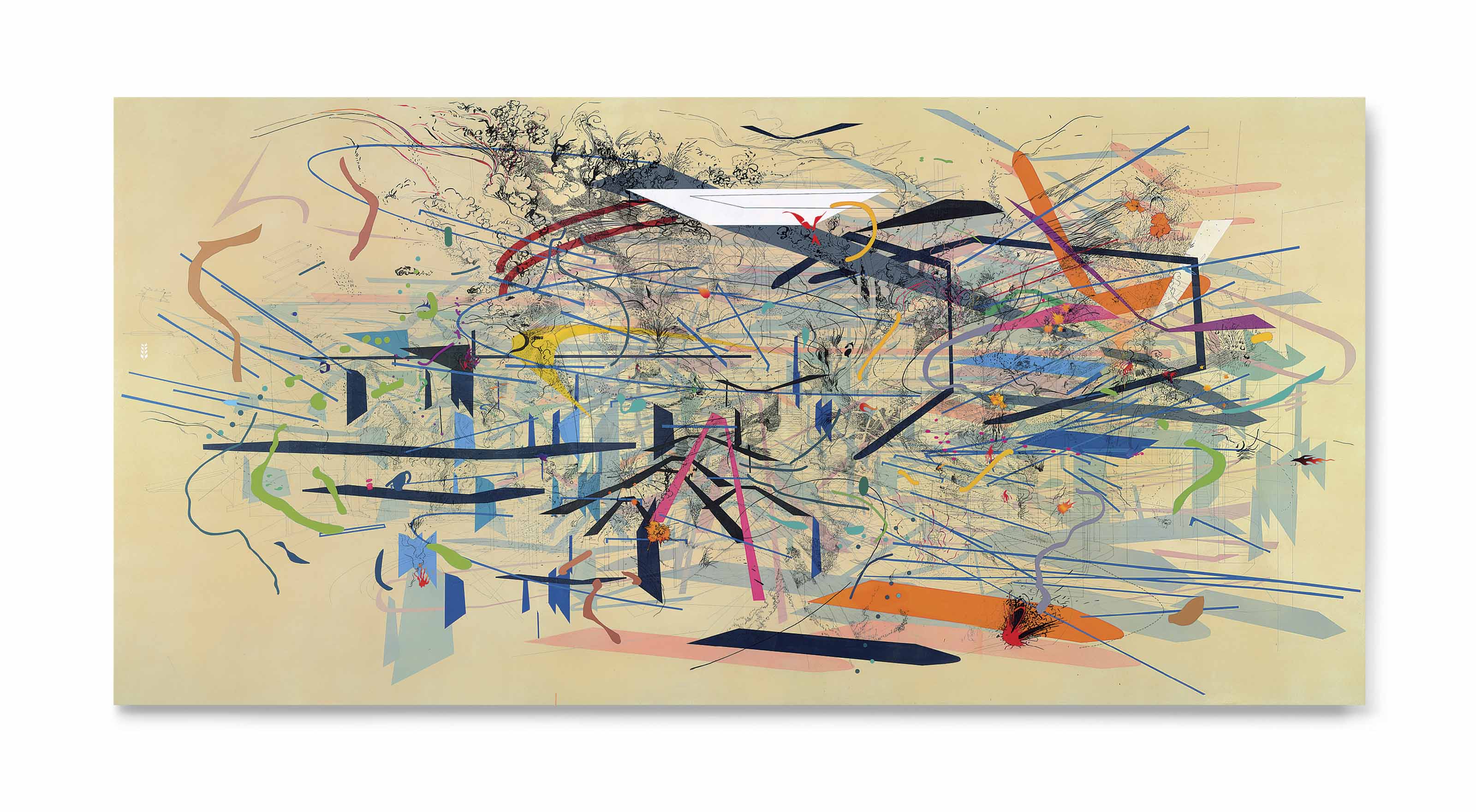 Julie Mehretu (b. 1970) , Retopistics A Renegade