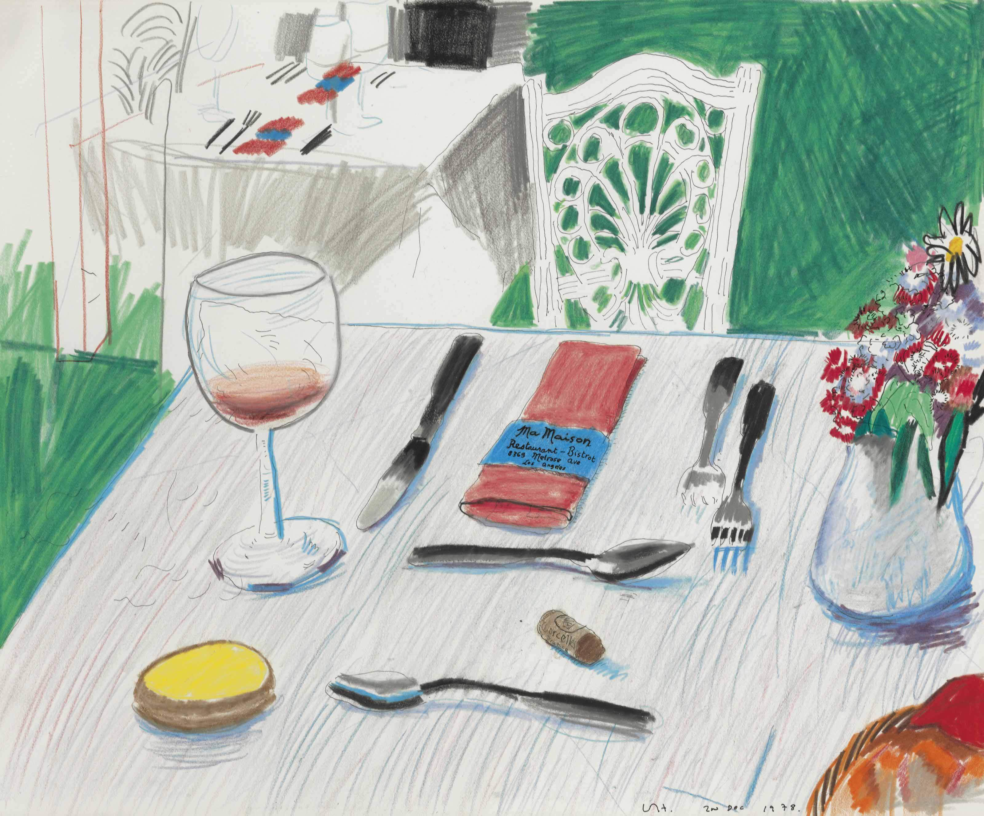 david hockney drawing from life book