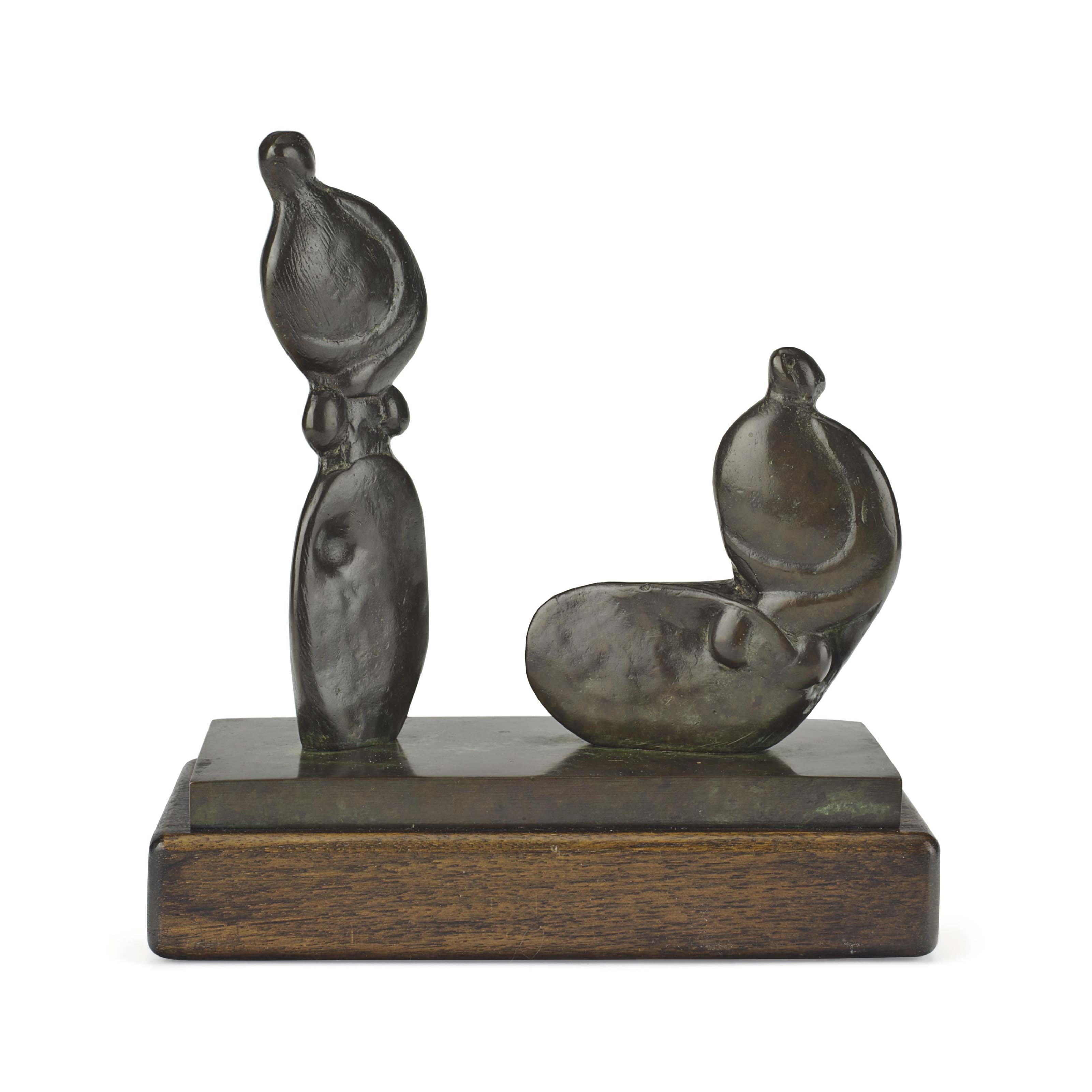 Seated and Standing Figures 
