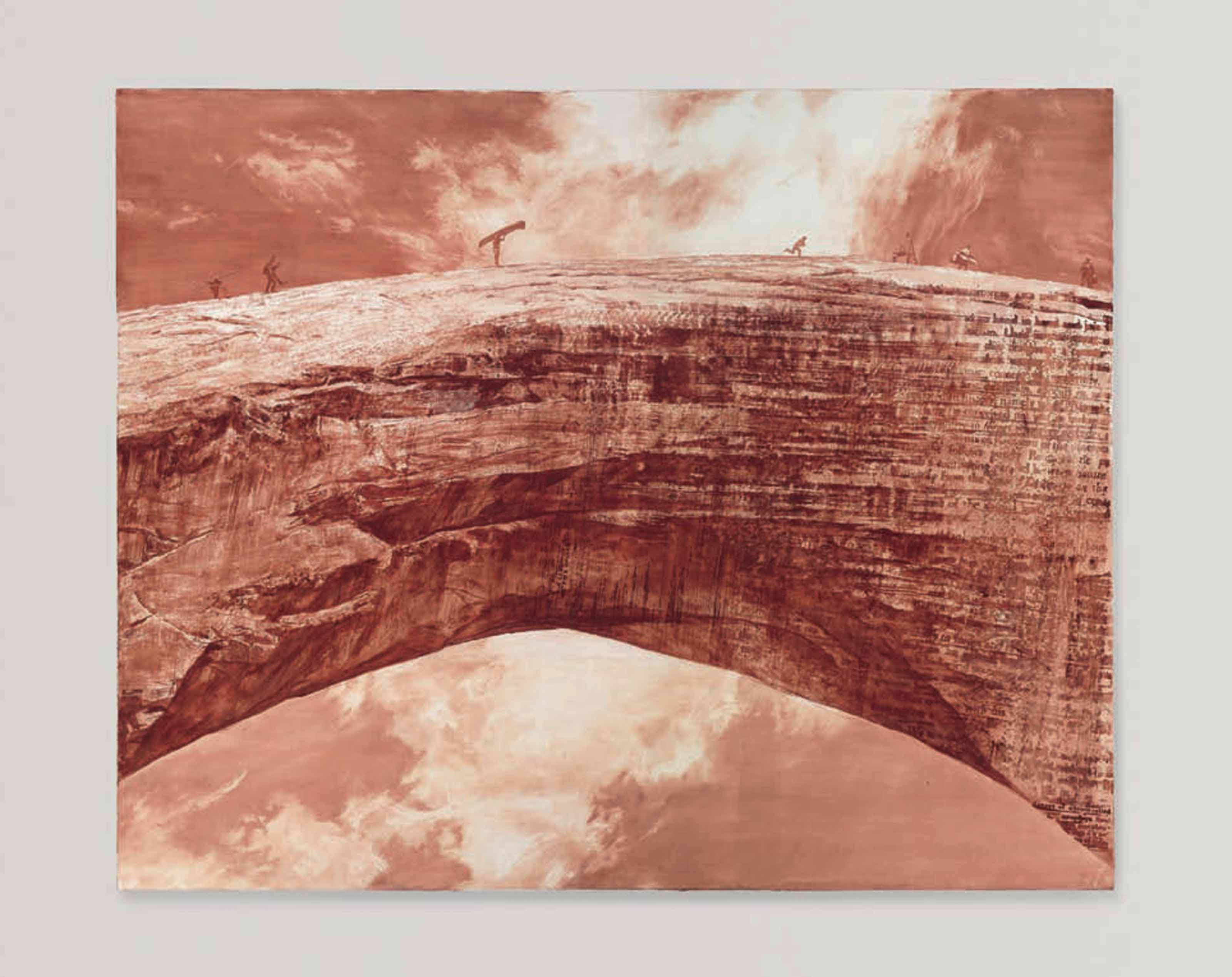 Mark Tansey B 1949 Bridge Over The Cartesian Gap 20th