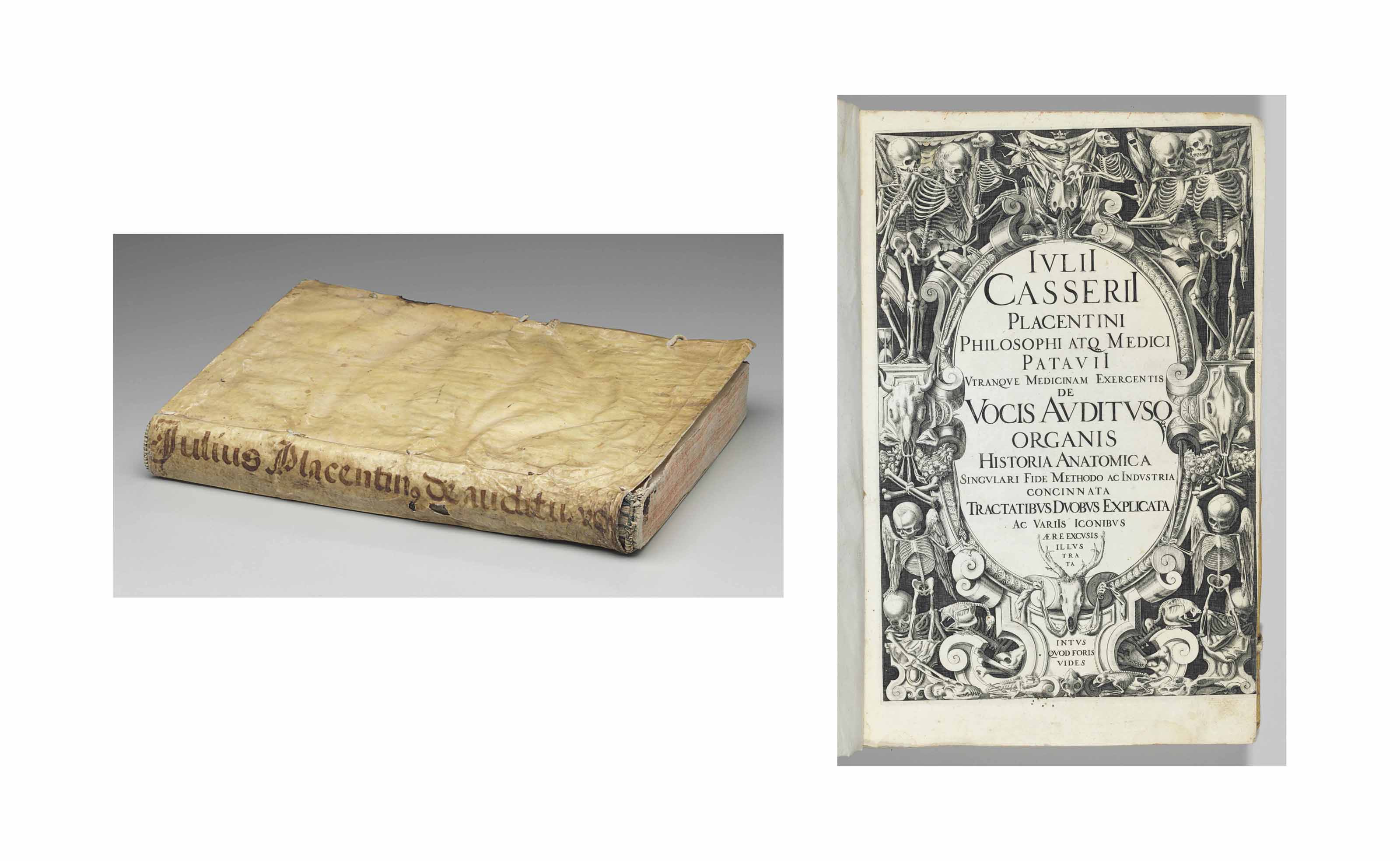 casserio giulio ca 1552 1616 de vocis auditisque organis historia anatomica ferrara victorius baldinus 1601 part