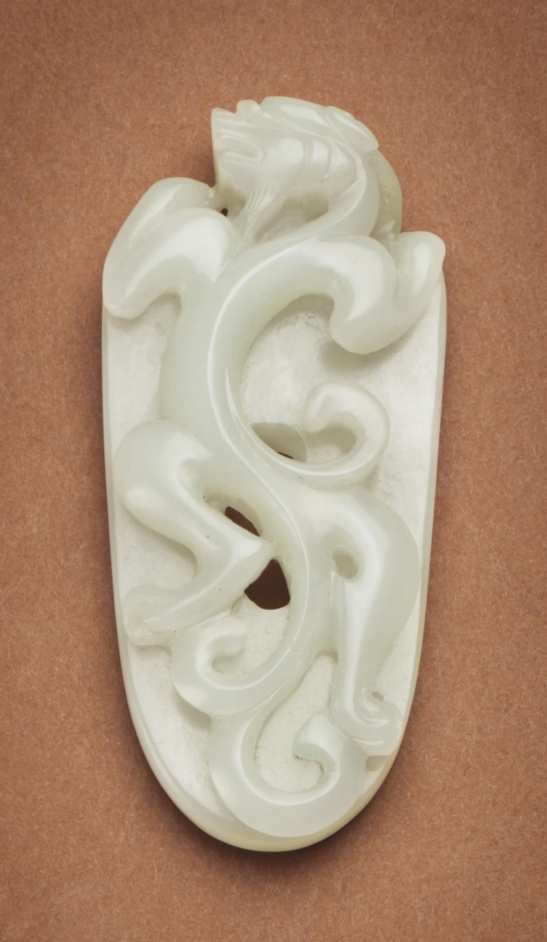 A FINE AND UNUSUAL WHITE JADE PENDANT , 18TH CENTURY Christie's