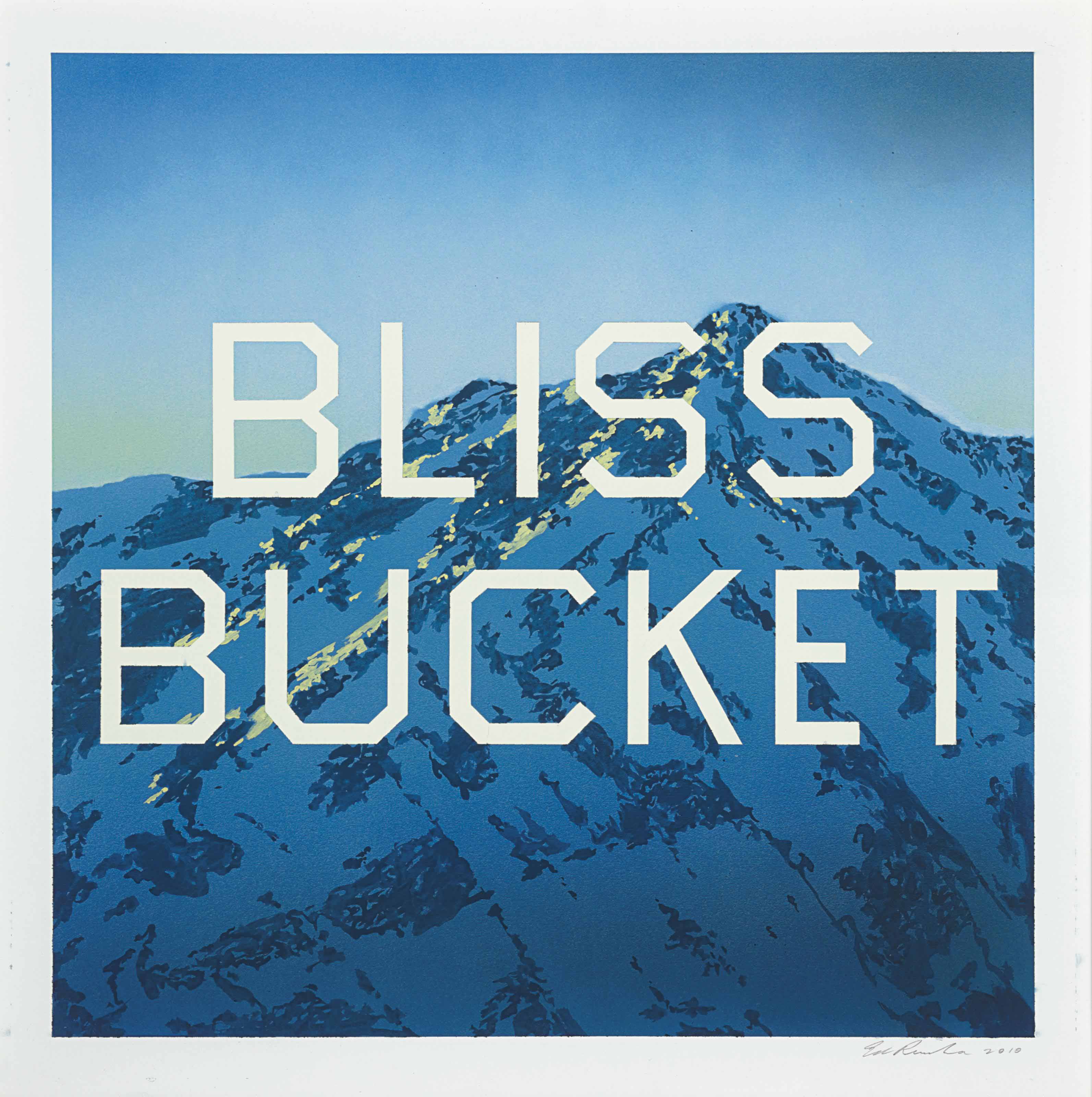 Edward Ruscha (b. 1937) , Bliss Bucket Christie's