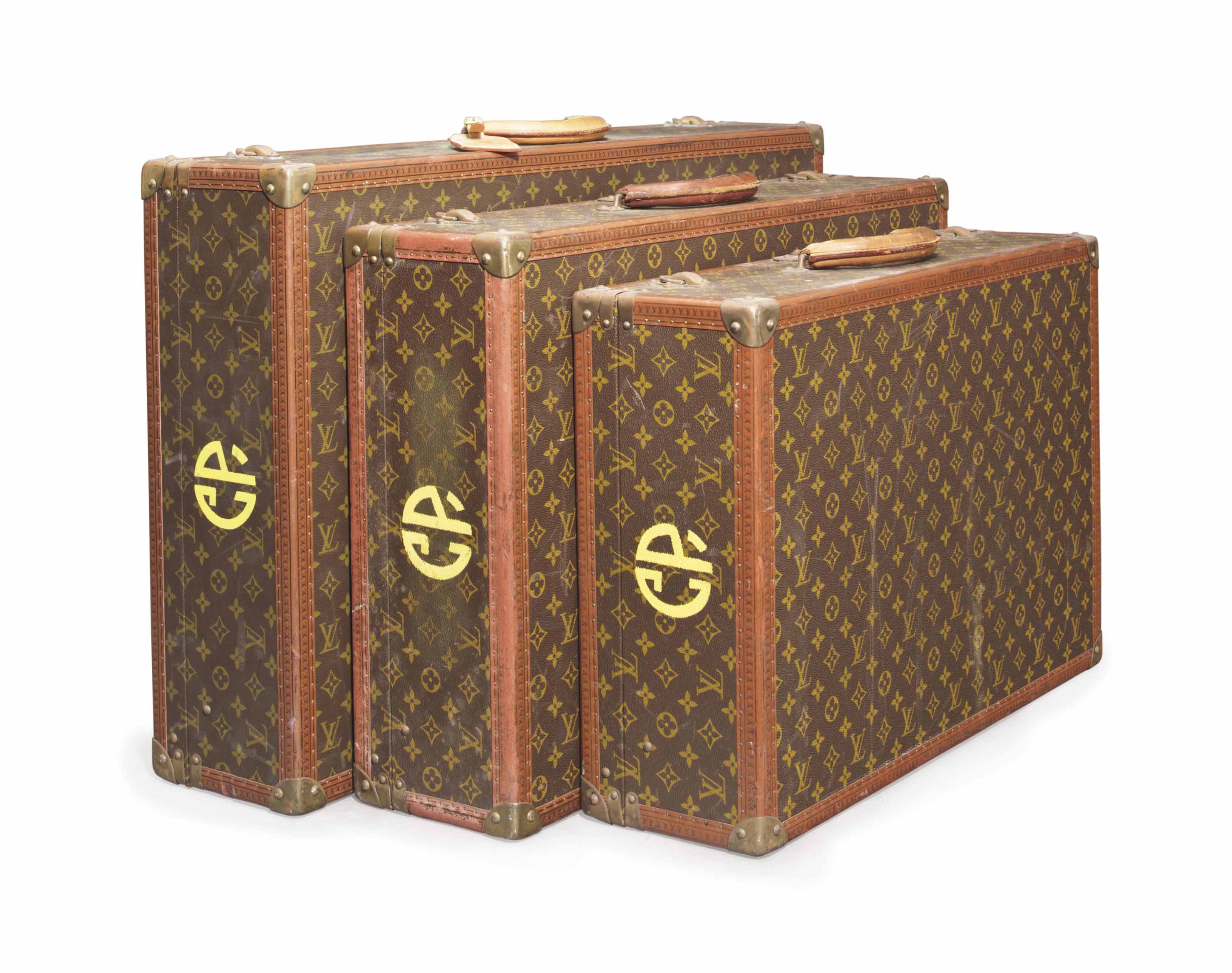 THREE LOUIS VUITTON SUITCASES , 20TH CENTURY Christie's