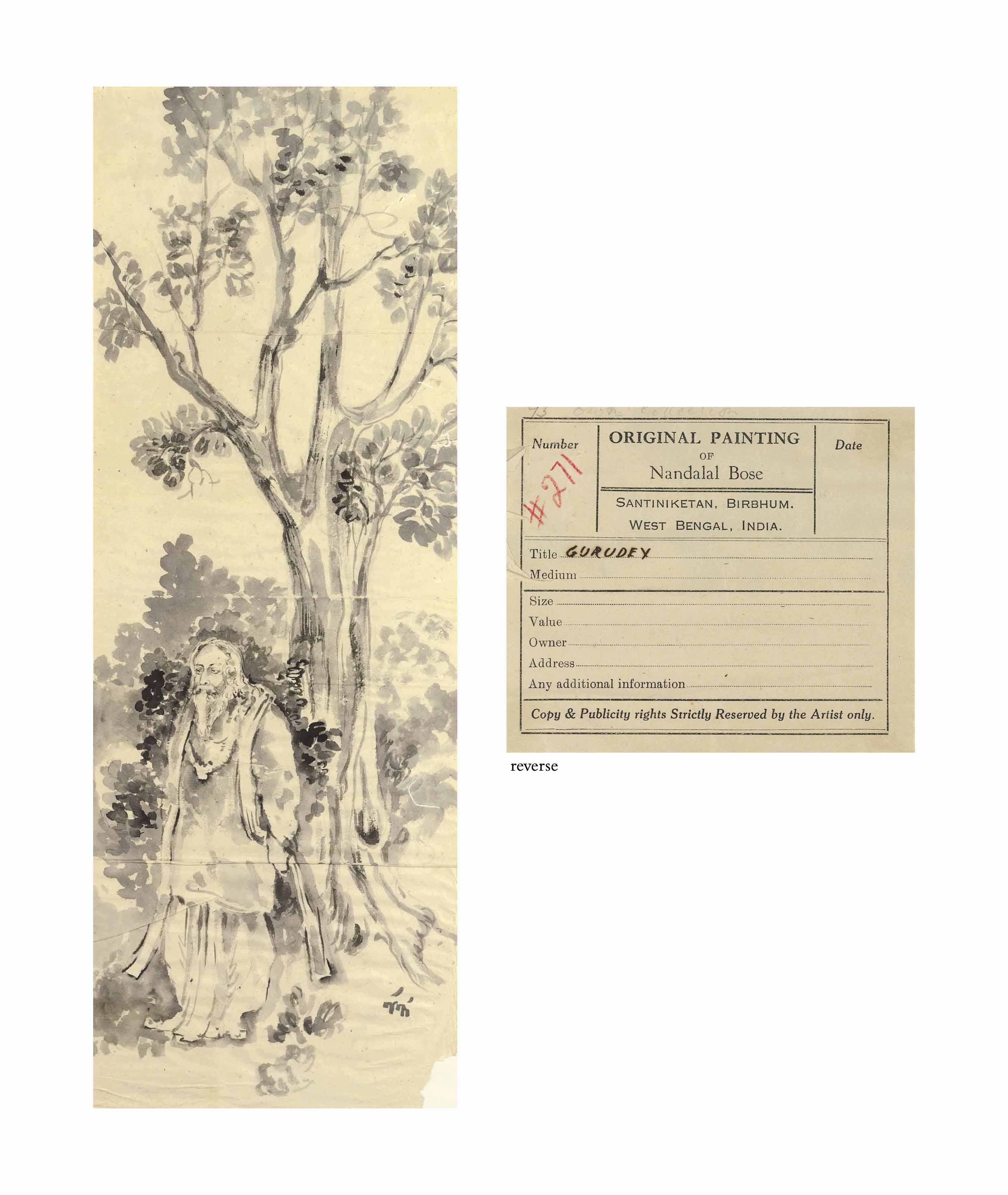 What do you know about the contribution of nandalal bose in configuration of bengal art development image