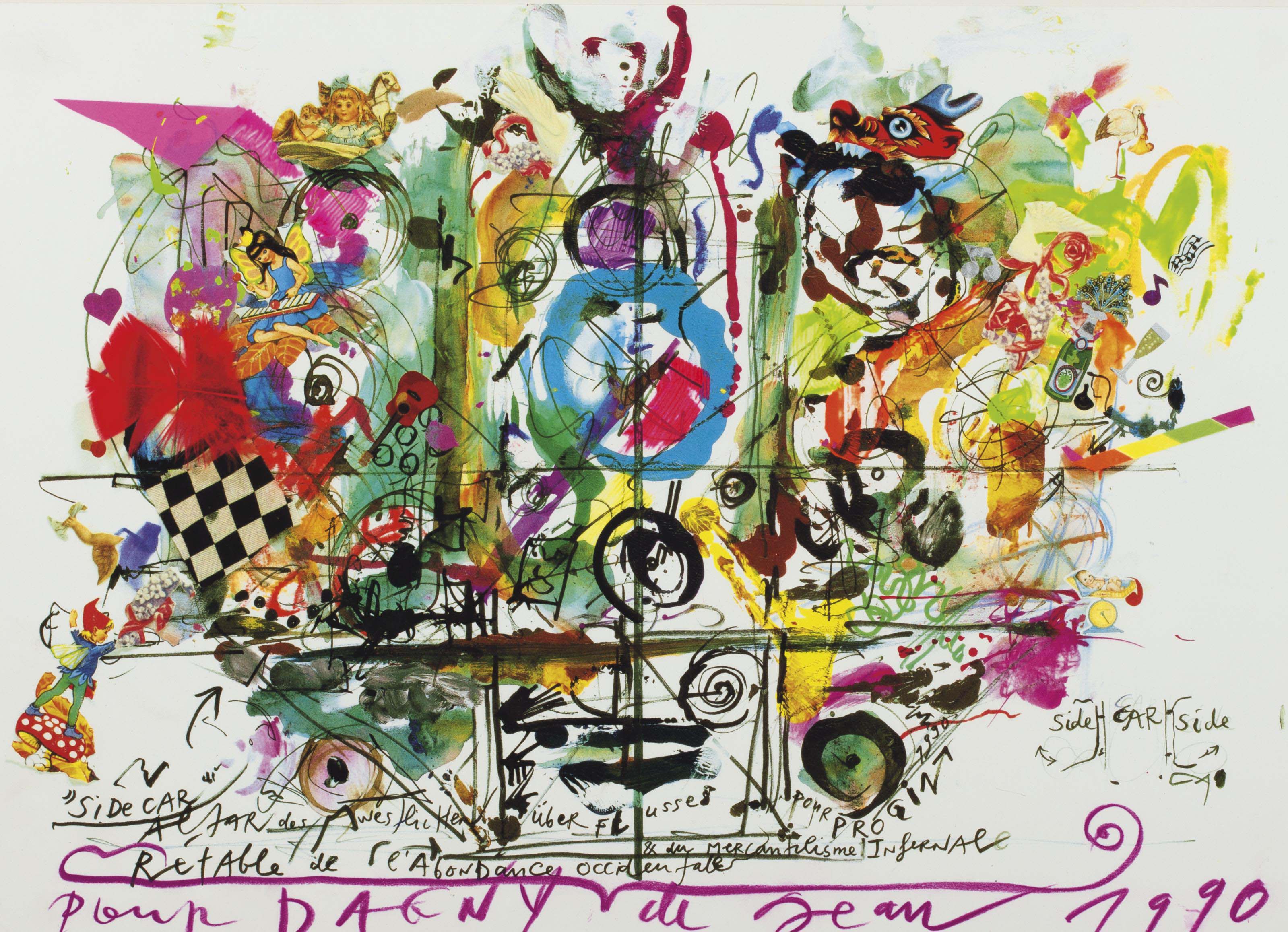 JEAN TINGUELY (19251991) , Side Car Side, Retable de l