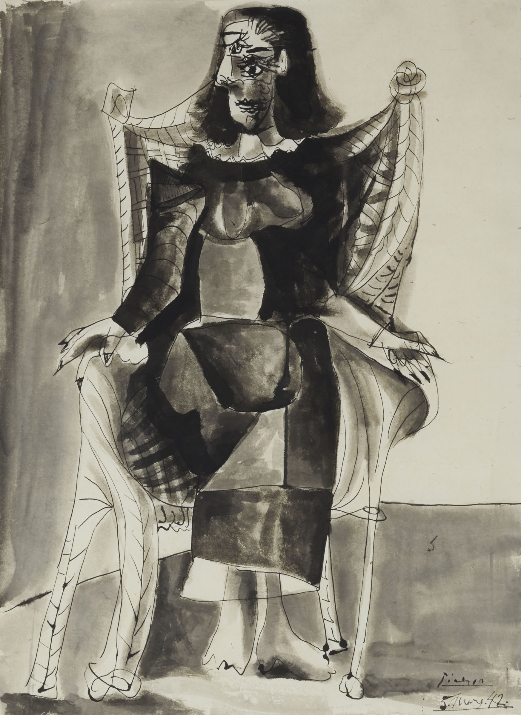 Pablo Picasso (18811973) , Femme assise  Christie's