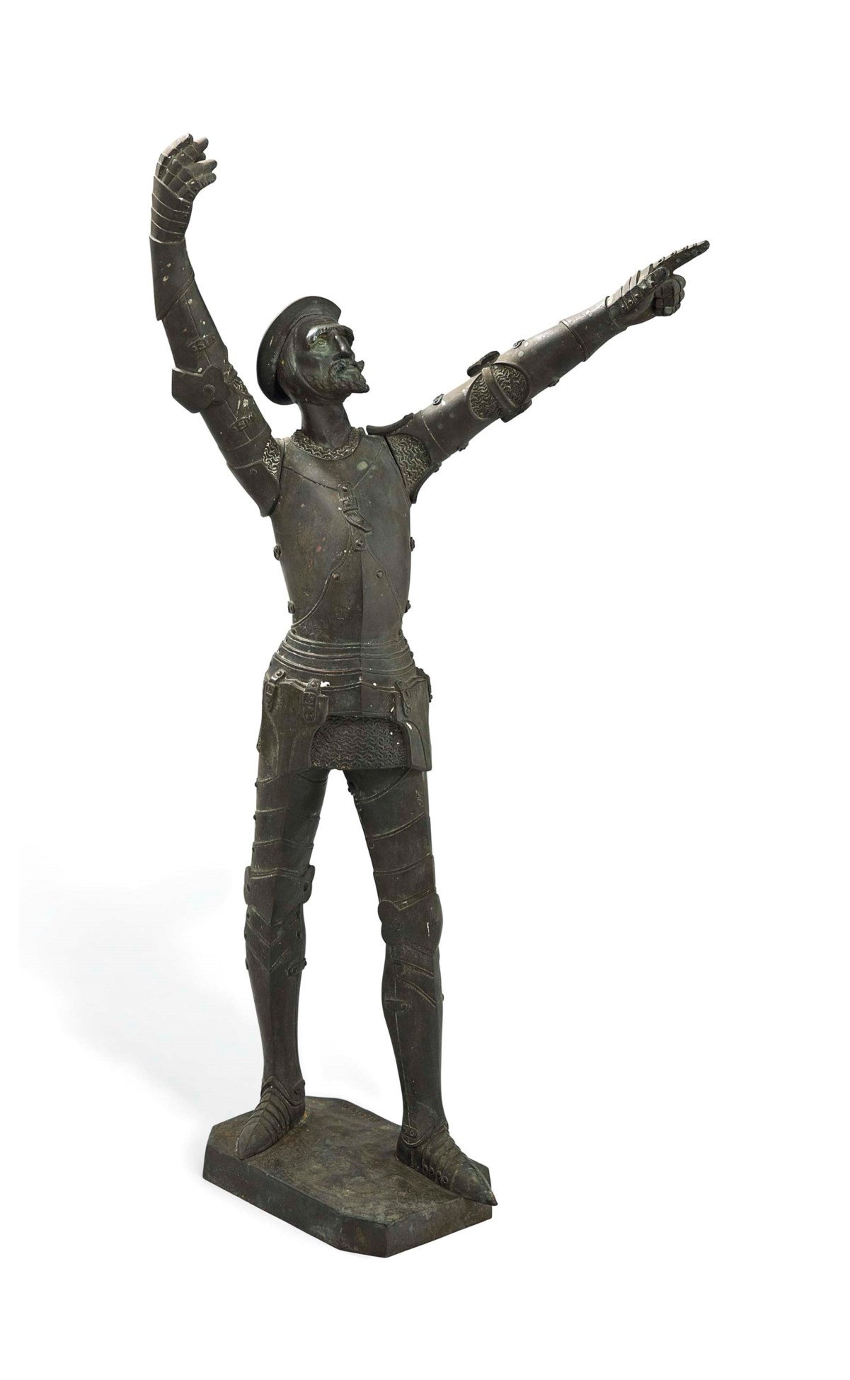 FIGURE EN BRONZE REPRESENTANT DON QUICHOTTE , LUCIEN ALLIOT (18771967