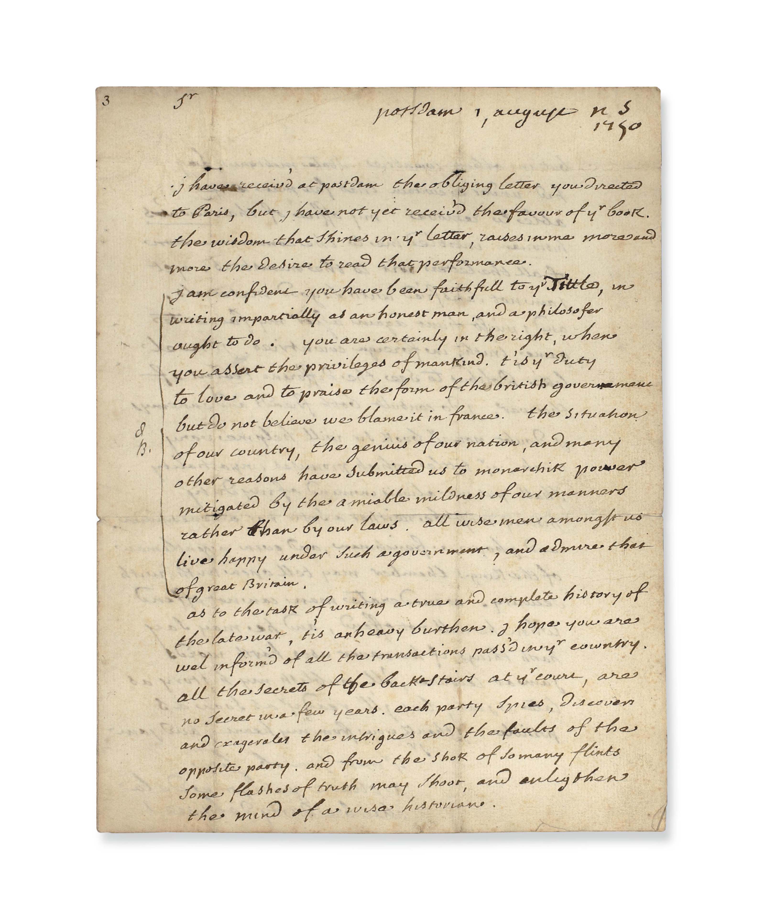 sur une ancienne enveloppe en 2 lettres