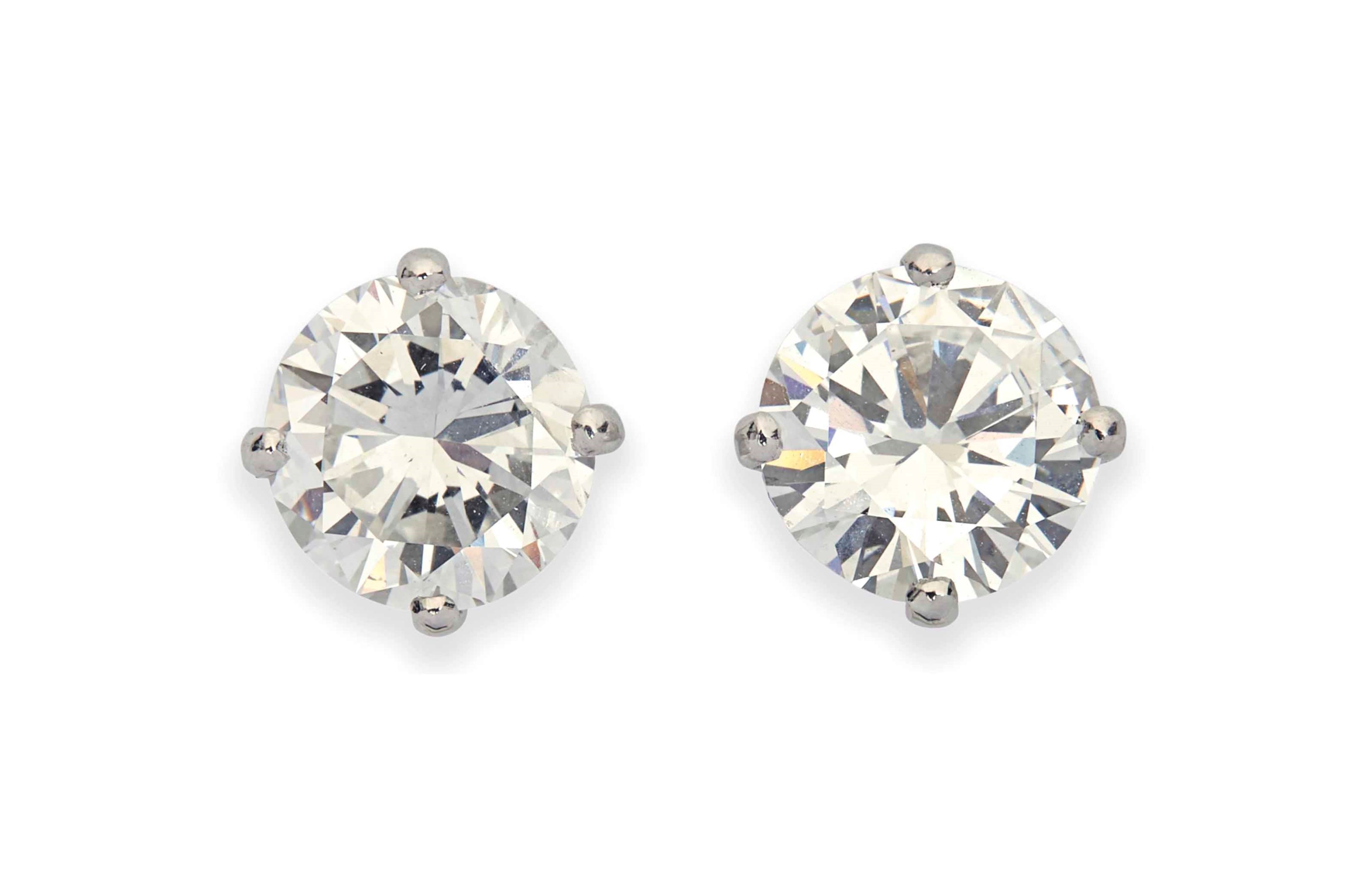 Clous D Oreilles Acier Inoxydable Ceramique Diamant 0 064 Ct 8 Pierres Tw Si 305778 main image 1