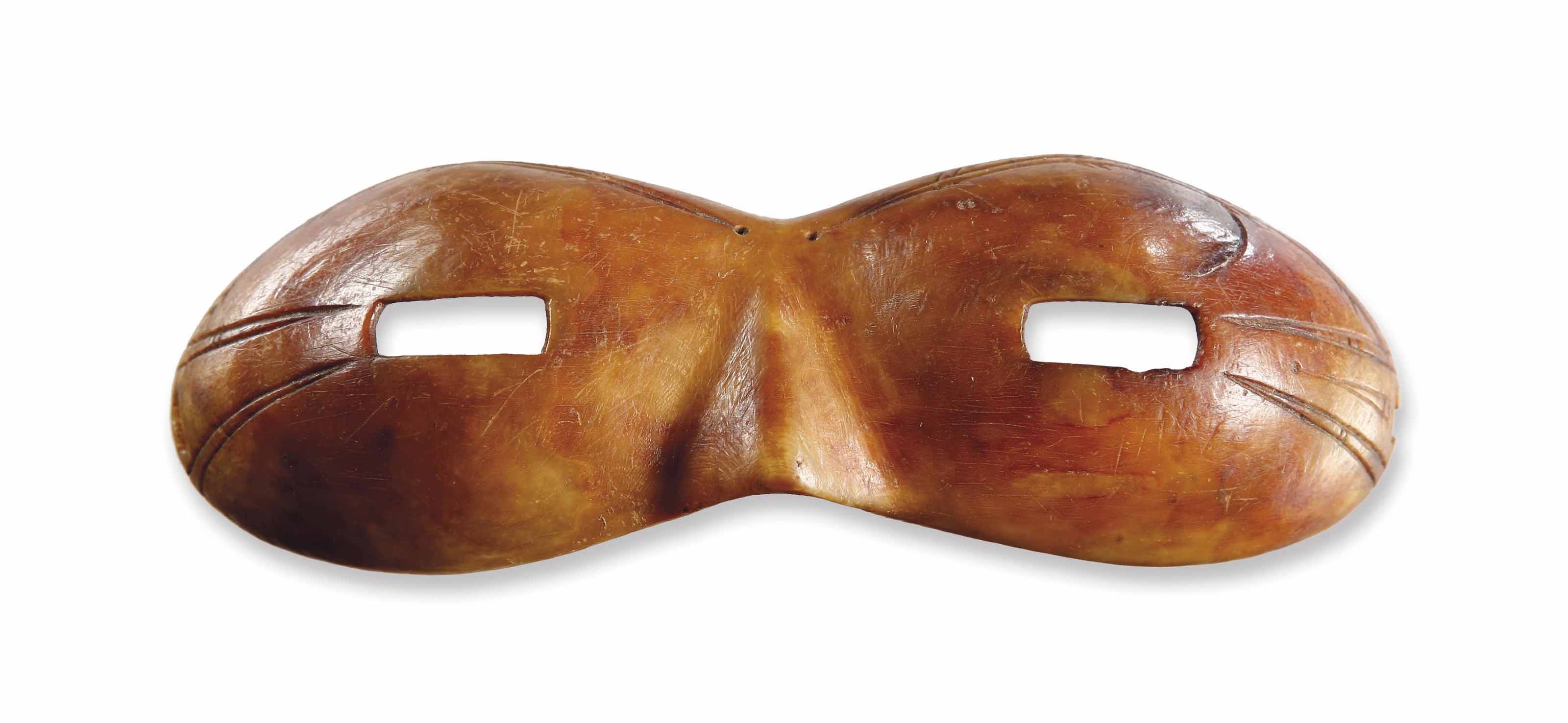 Paire de de neige eskimo en ivoire Pair of ivory eskimo goggles