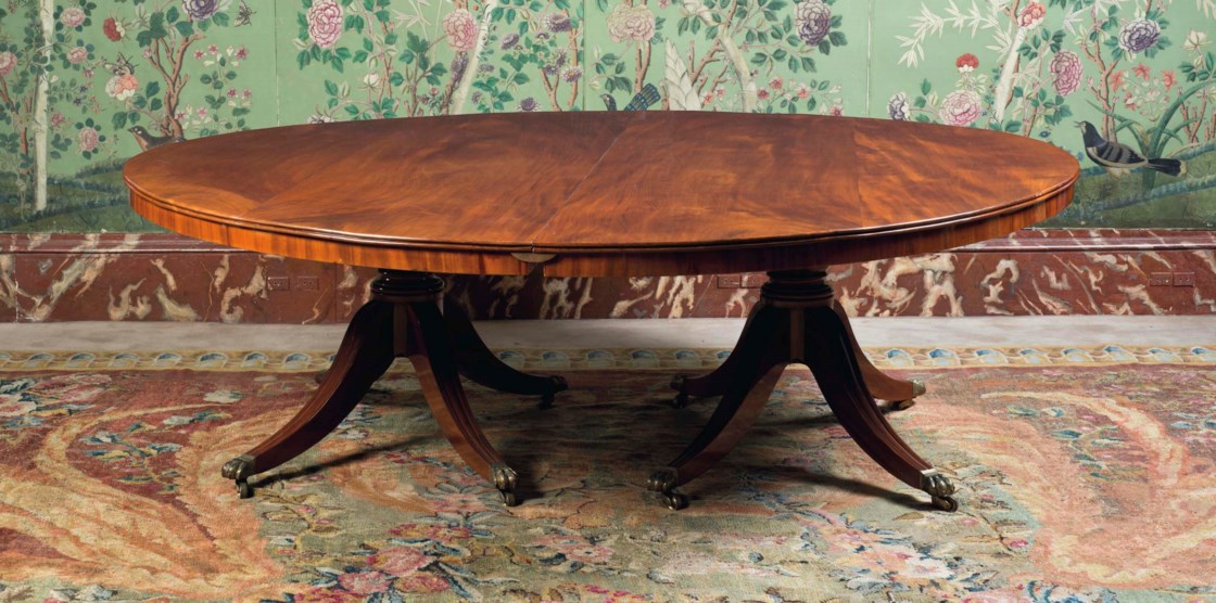 TABLE DE SALLE A MANGER DE STYLE REGENCY , FIN DU XIXEME - DEBUT DU ...