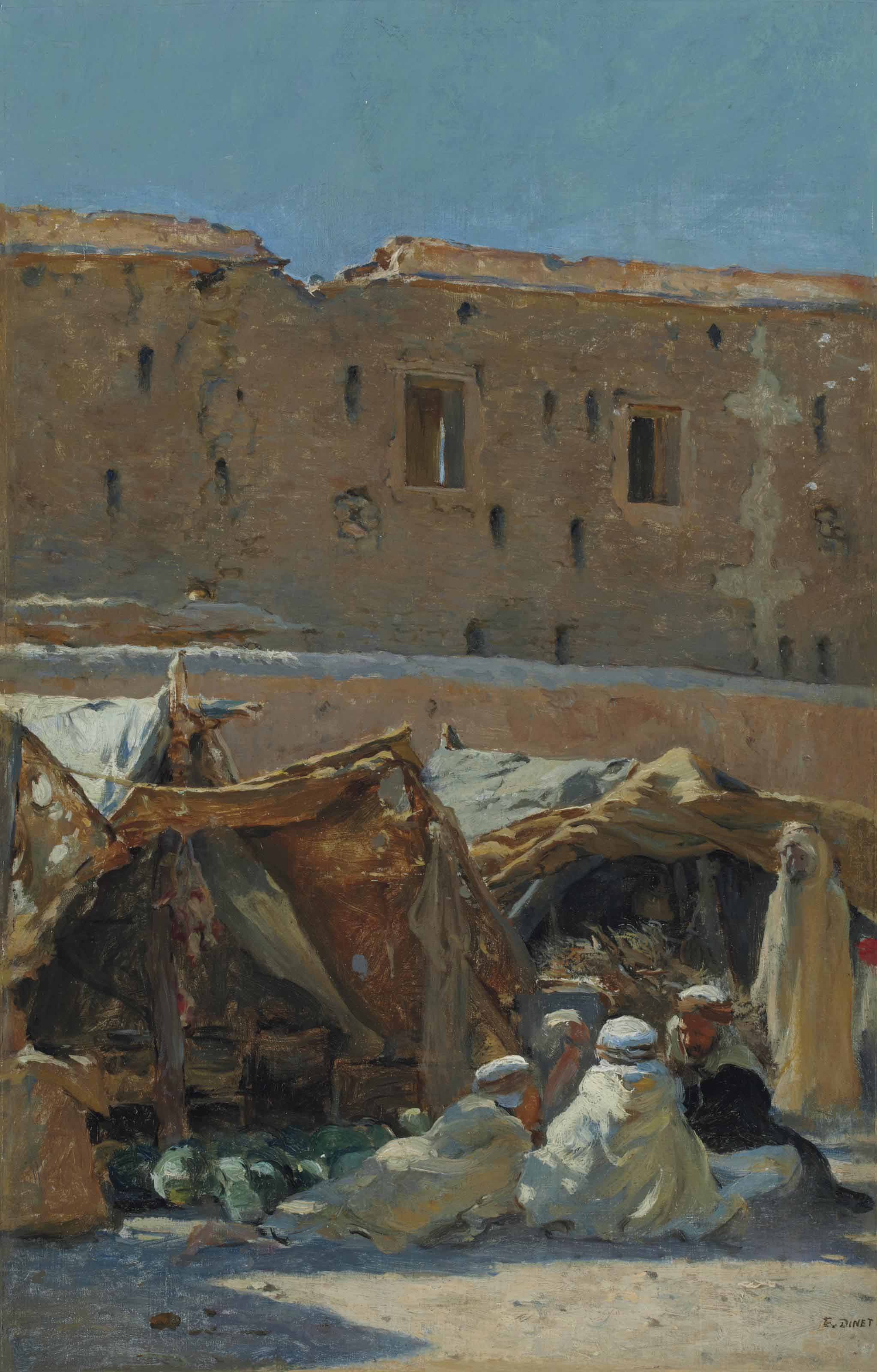 MOHAMED RACIM (1896-1975) , Portrait d'Al Hussein ibn Abdullah Ibn Sina ...