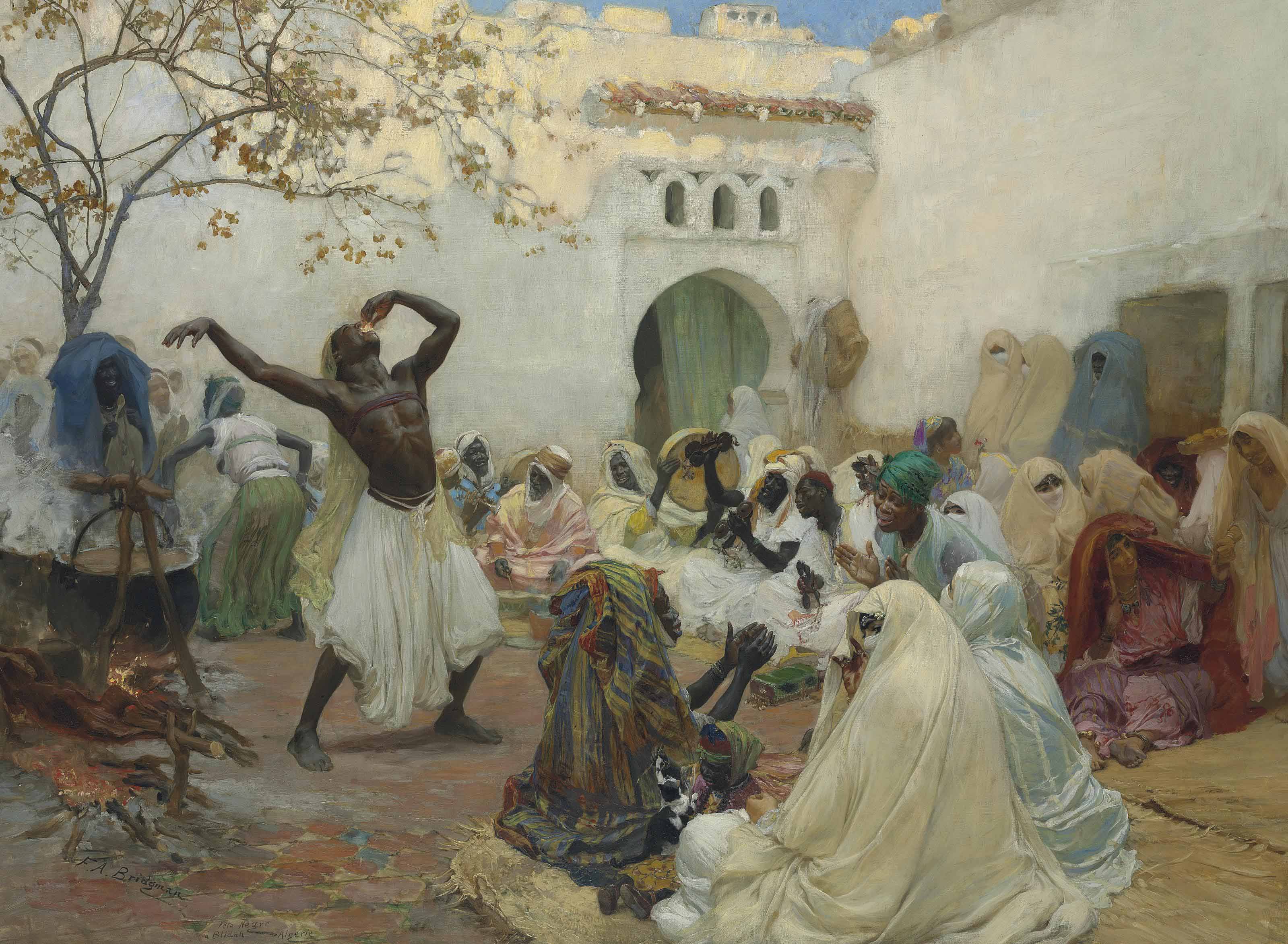 MOHAMED RACIM (1896-1975) , Portrait d'Al Hussein ibn Abdullah Ibn Sina ...