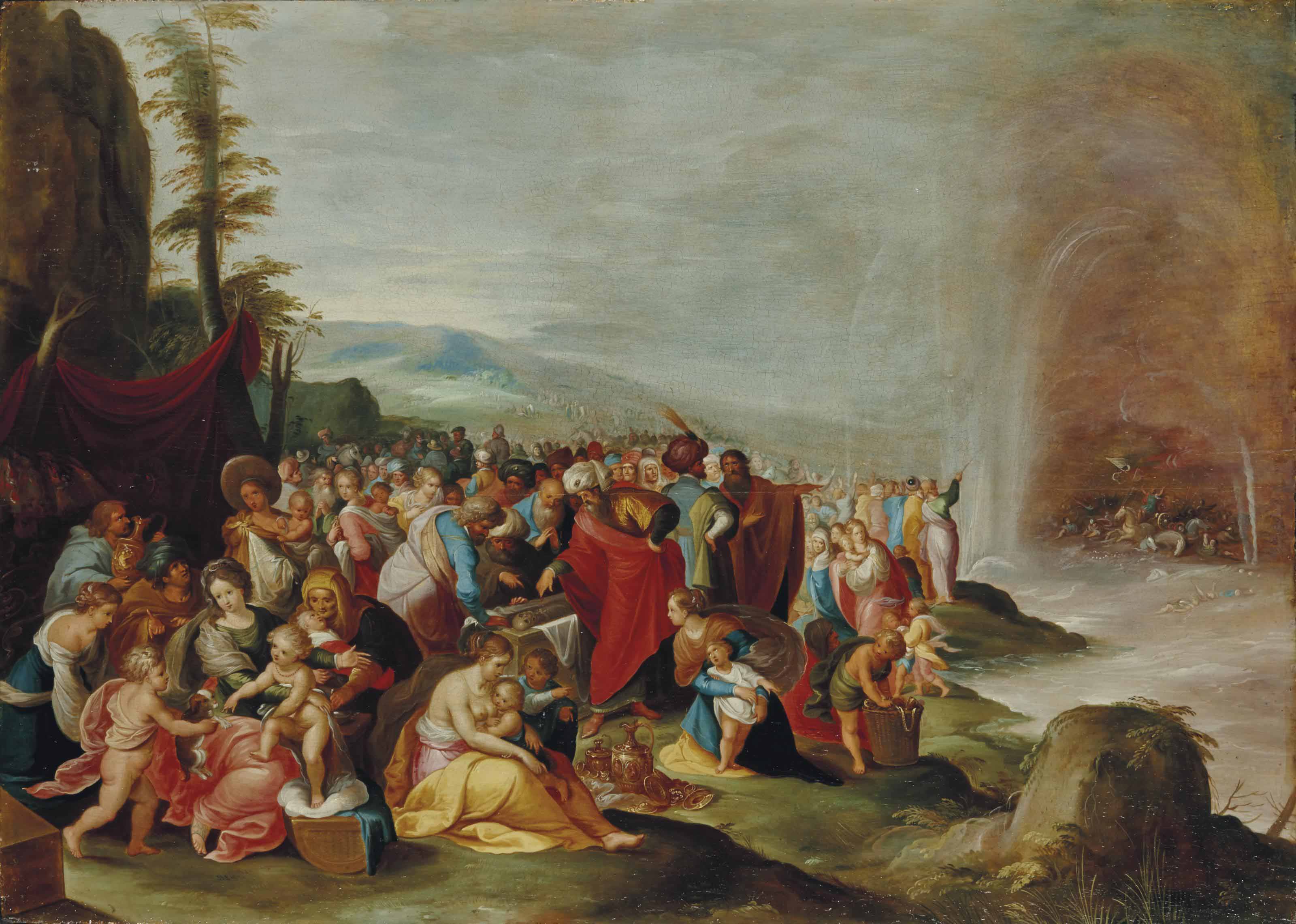 ATELIER DE FRANS FRANCKEN II (ANVERS 15811642) , Le Passage de la Mer