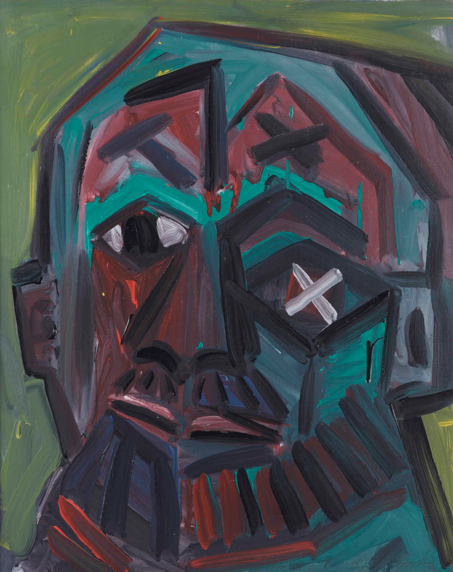 A.R. Penck (b. 1939) , Self-portrait | Christie's