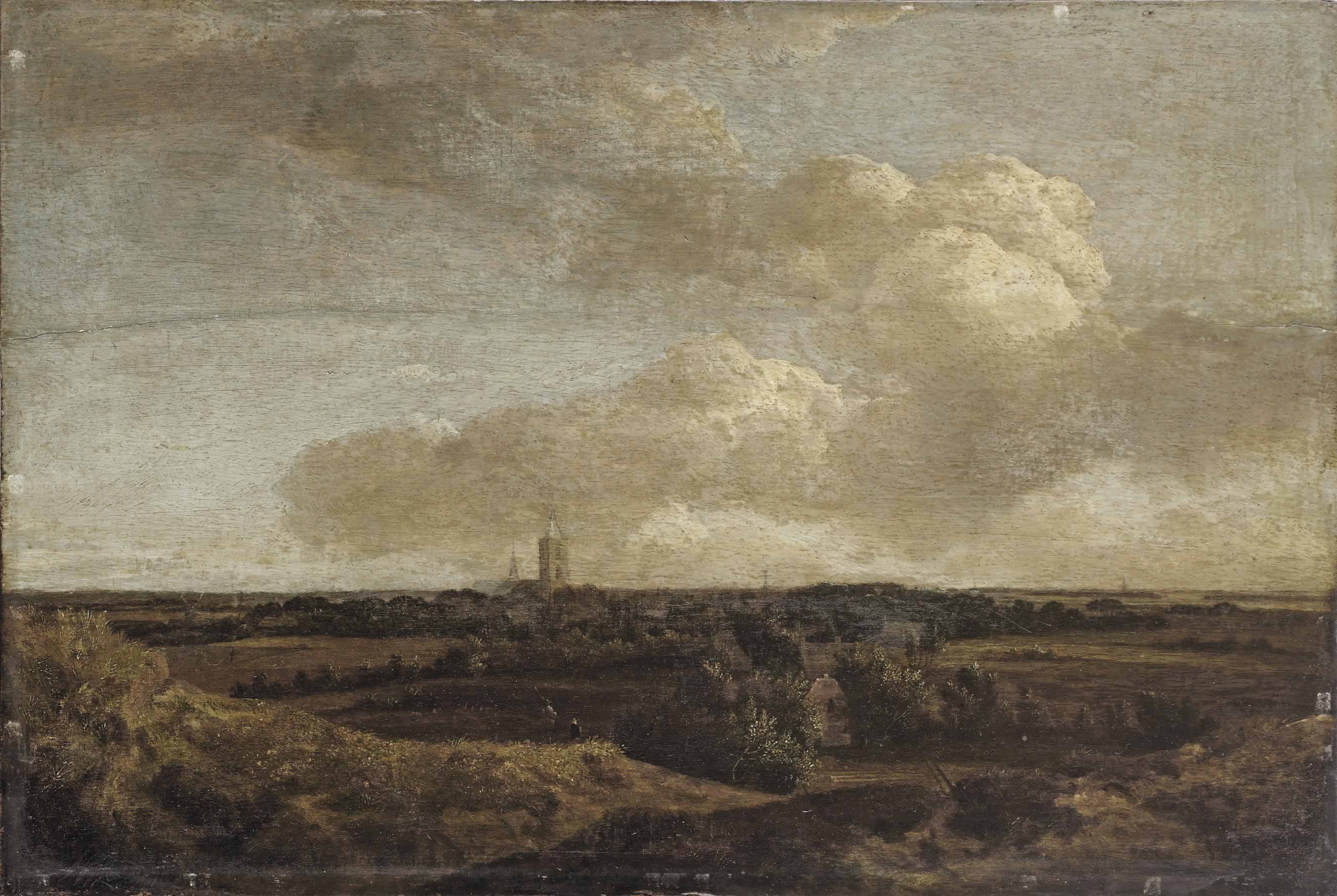 A panoramic view of Noordwijk 
